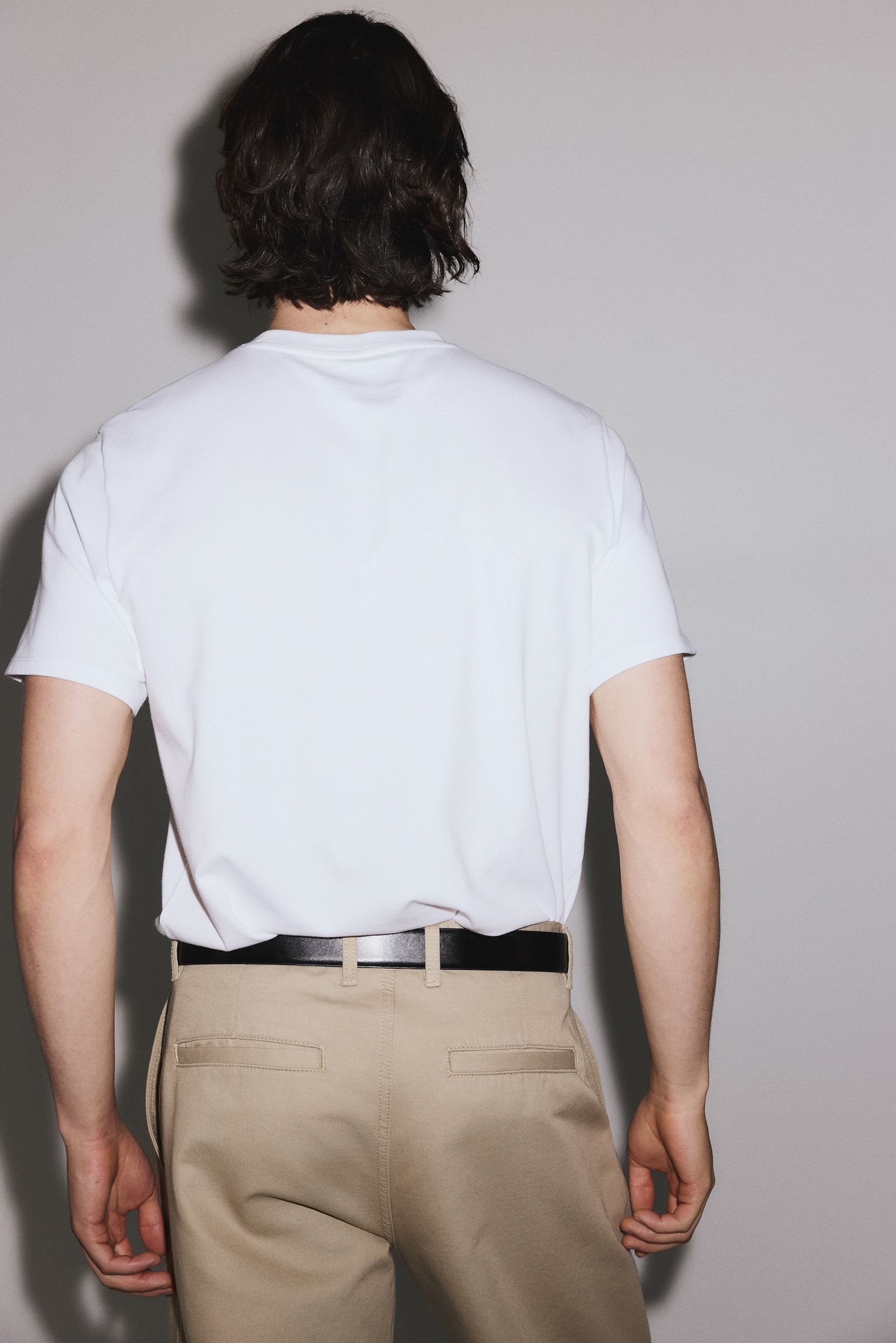 T-shirt Cooling Regular Fit - Blanc/Noir/Marron/Gris foncé chiné/Bleu marine - 5