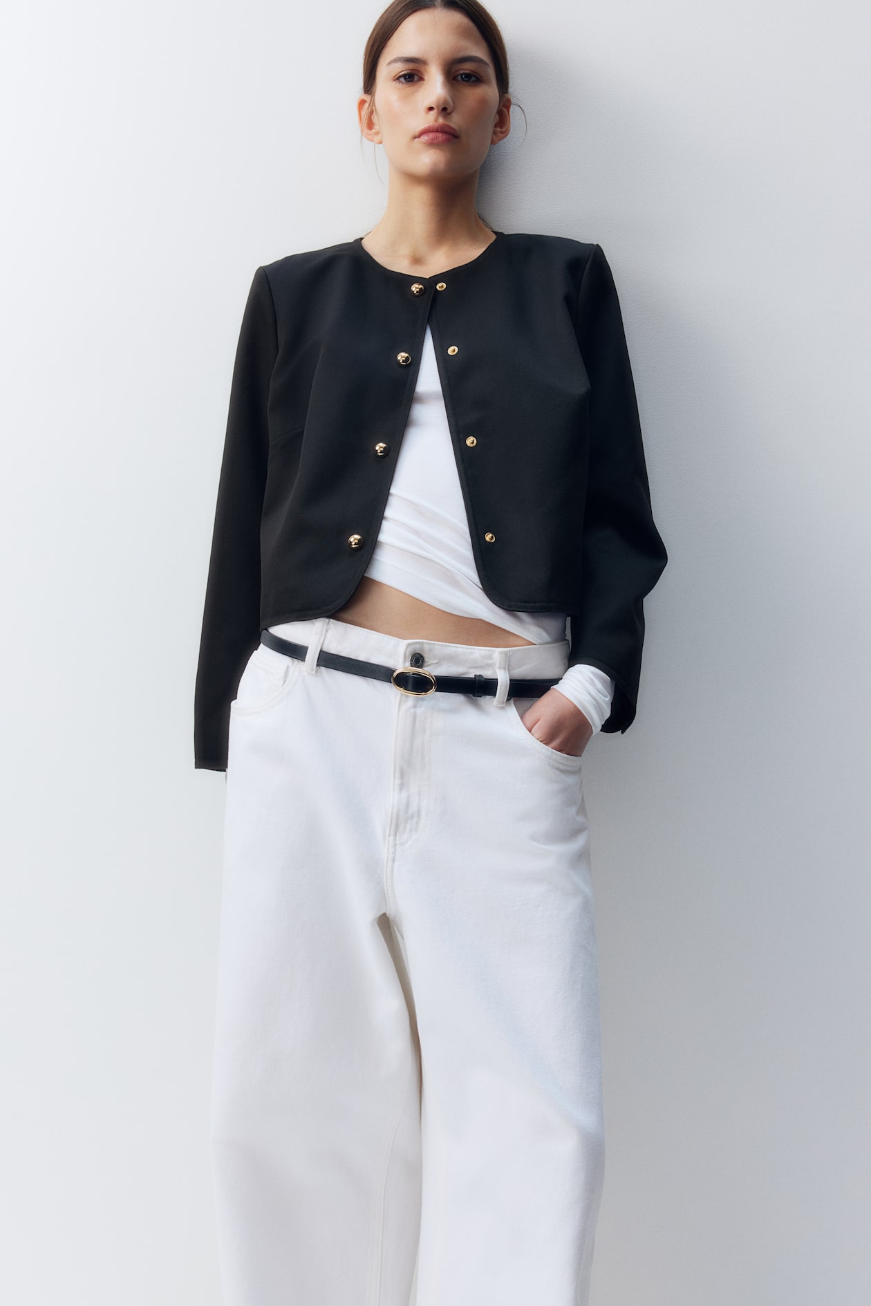 Short jacket Black Ladies H&M MY