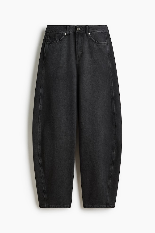 Baggy High Jeans - Washed black/Light denim blue/Light beige/Denim gray/Denim blue/Taupe/Dark denim blue/Black - 1