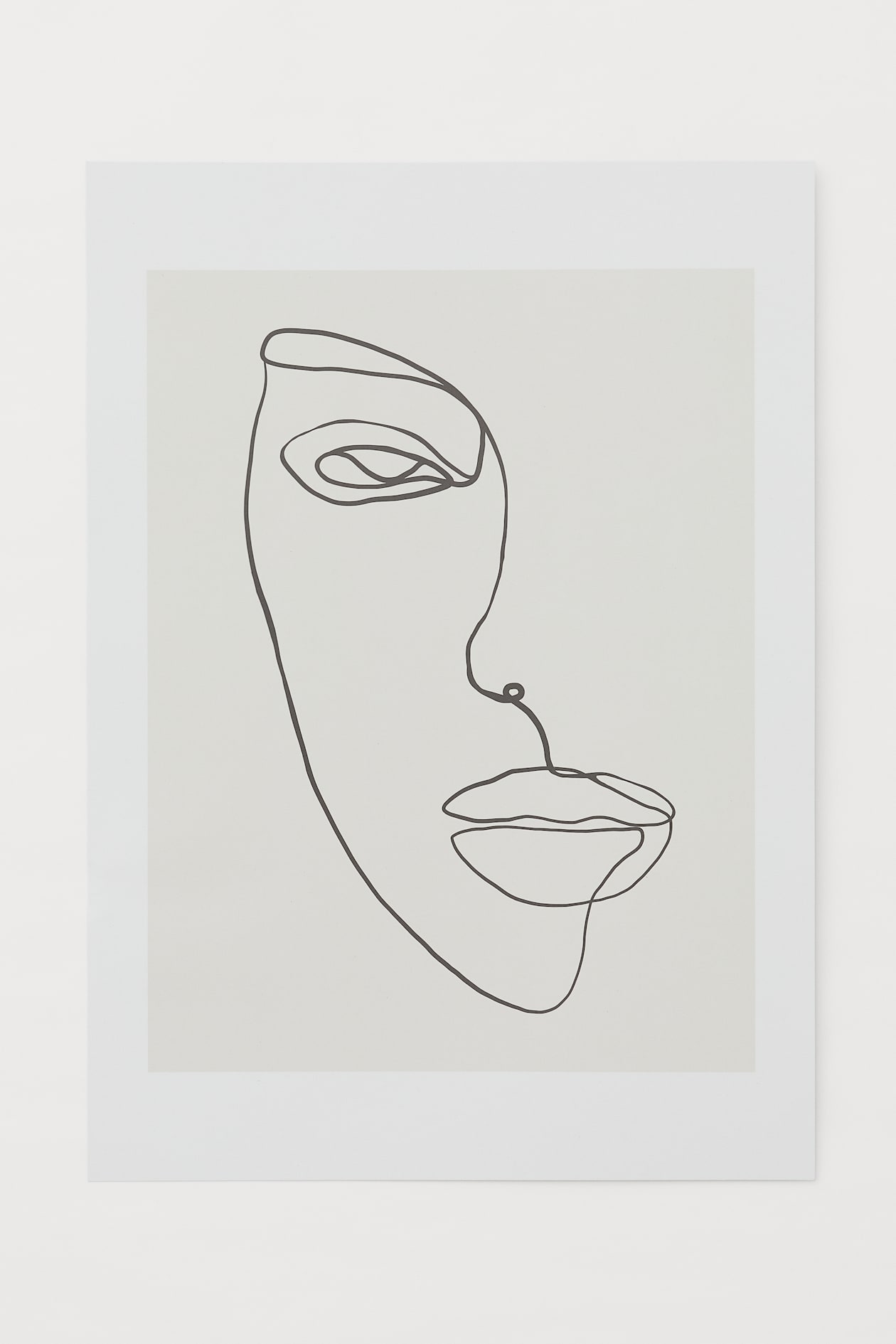 Poster - White/Face - Home All | H&M GB