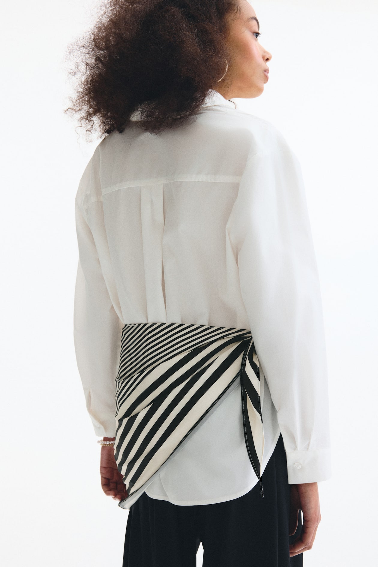 Scarf-Detail Shirt - image 4