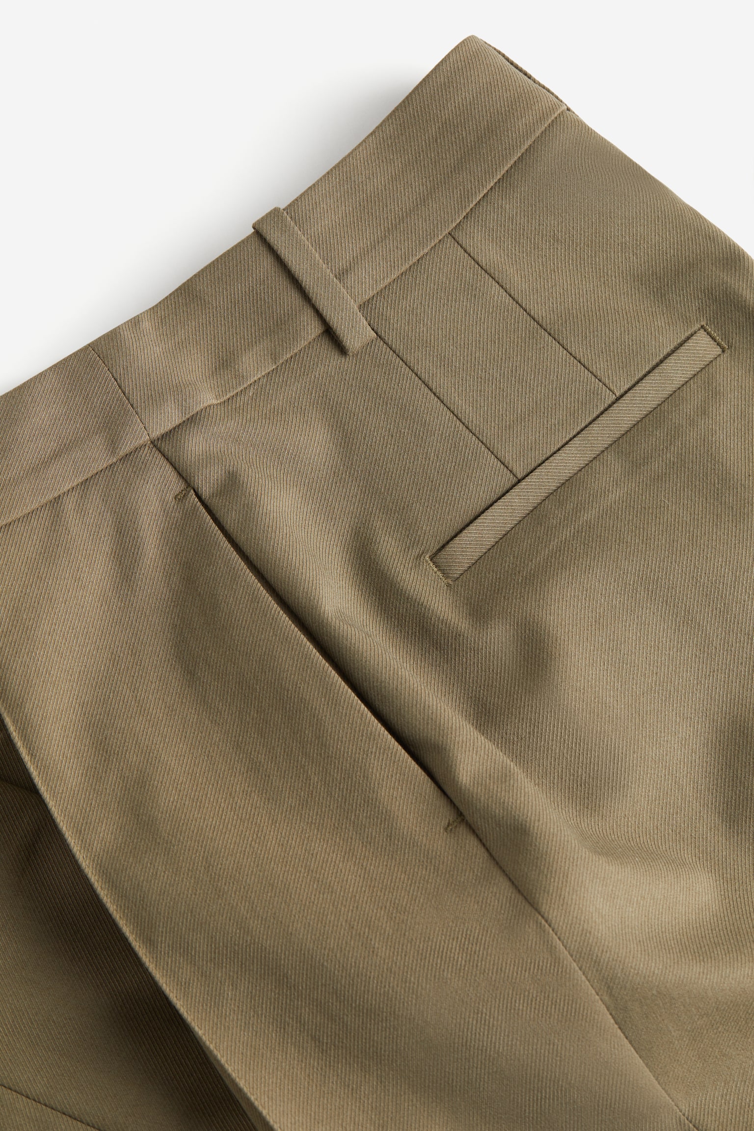 Tailored trousers - Dark khaki green/Dark grey - 4