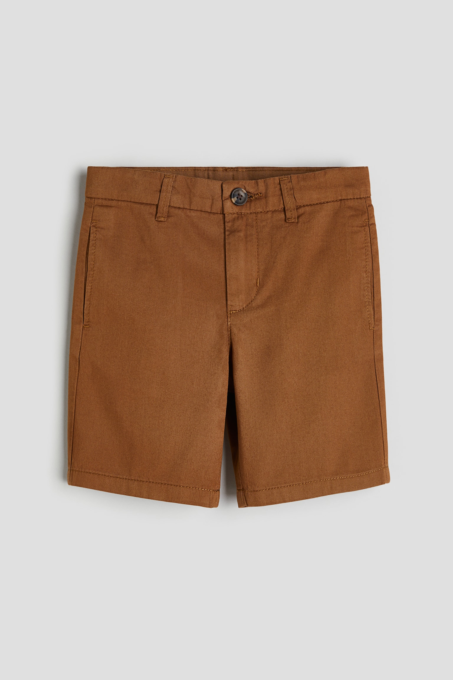 Cotton chino shorts - Brown/Navy blue/Bright red/Beige/Blue - 1