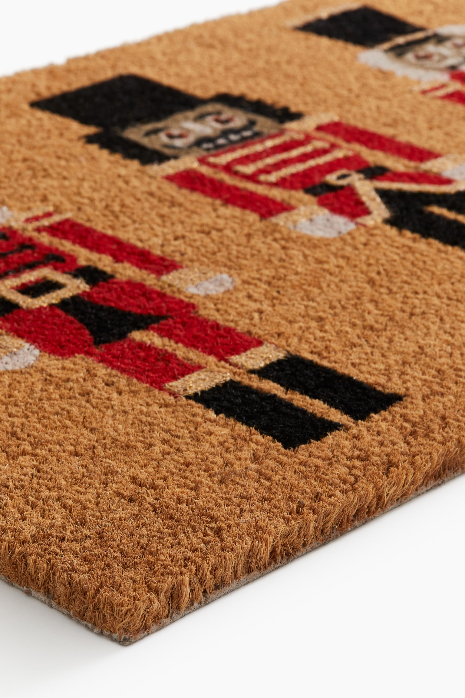 Printed coir doormat - Brown/Nutcracker - 2