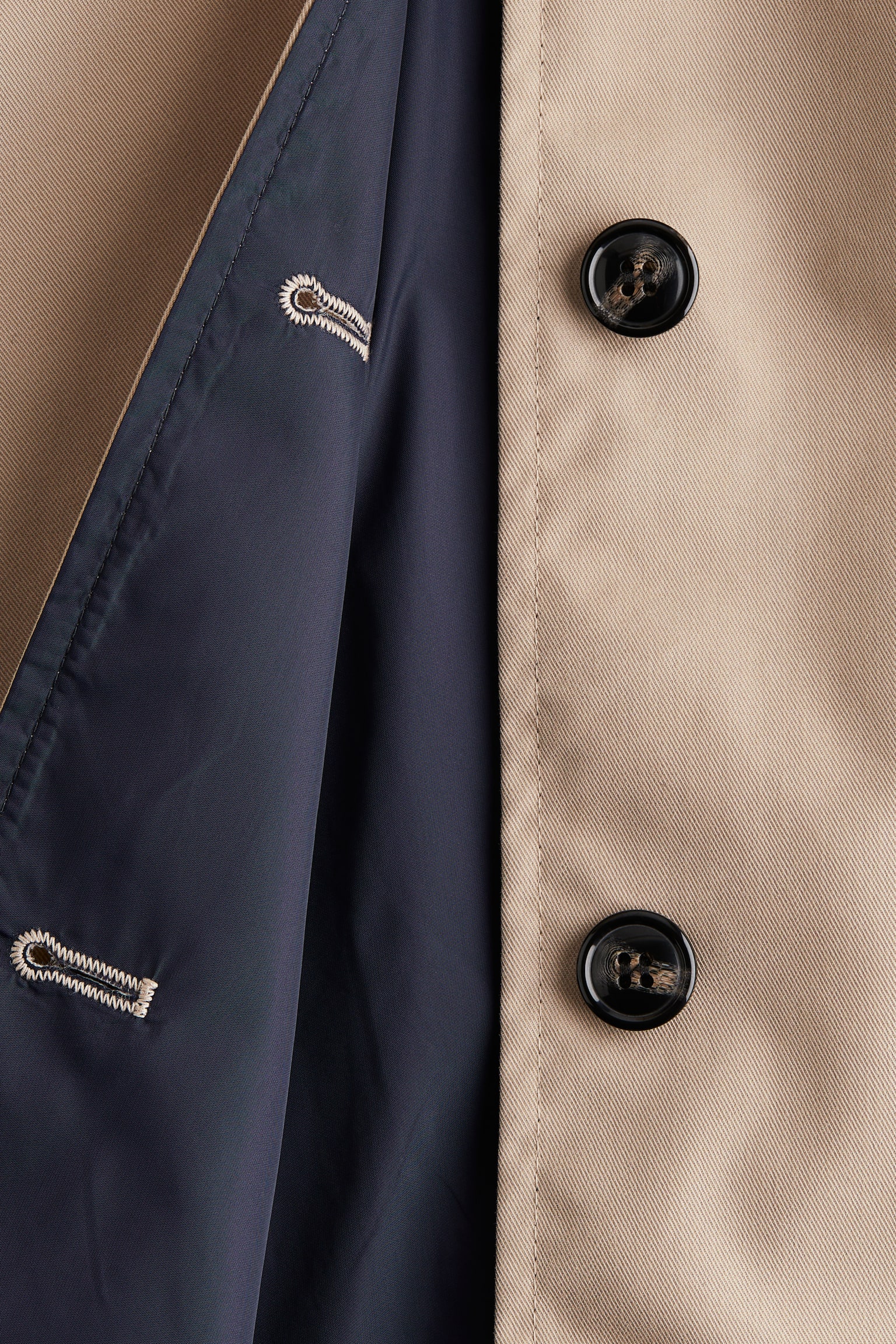 リバーシブルジャケット - ベージュ／ネイビーブルー - 9