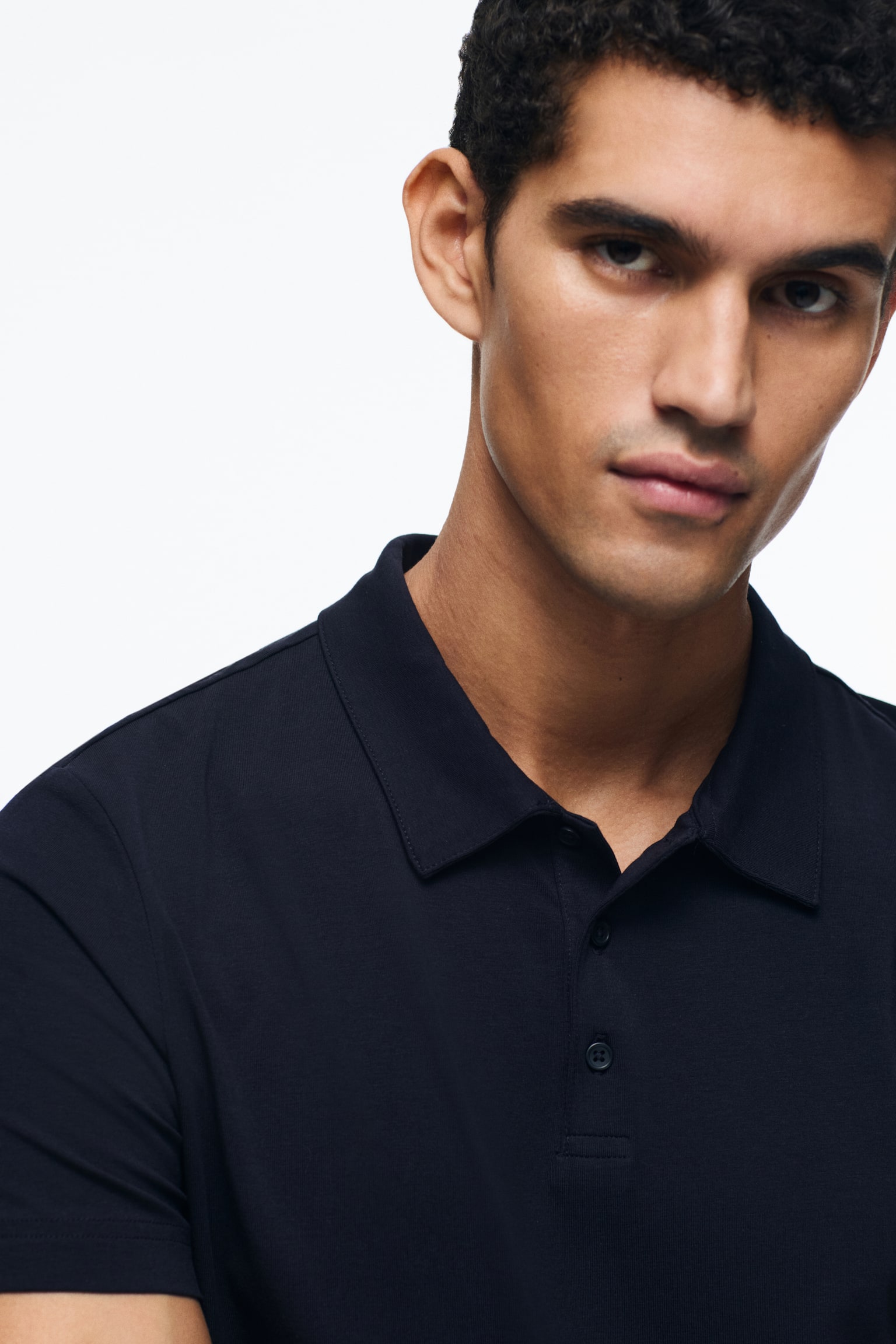 Top polo Slim Fit - Granatowy/Czarny/Jasnoniebieski/Zieleń khaki - 3