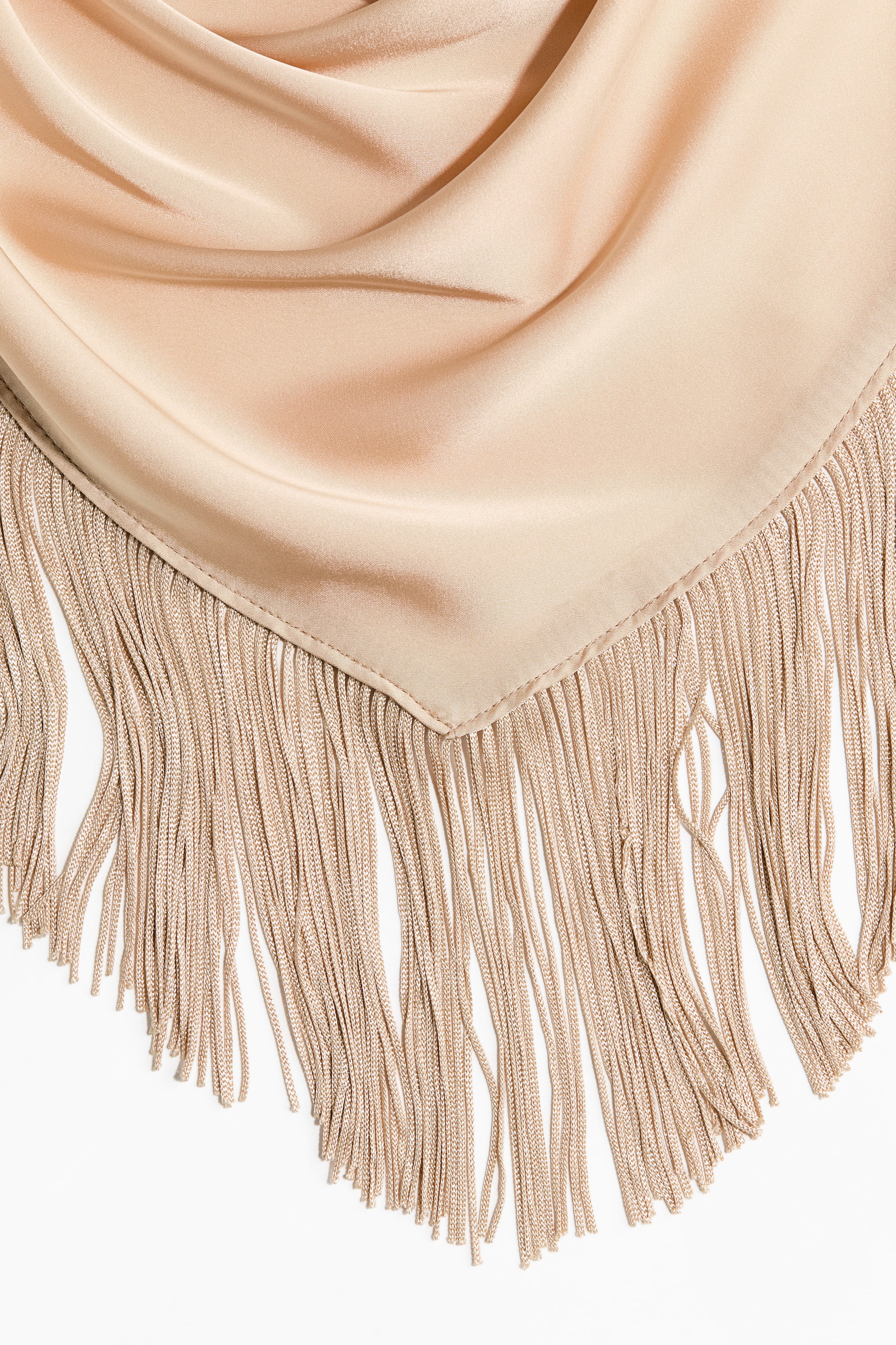 Fringed Triangle Scarf