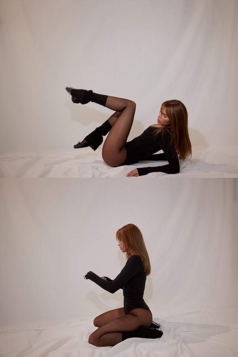 Top de sport croisé en modal