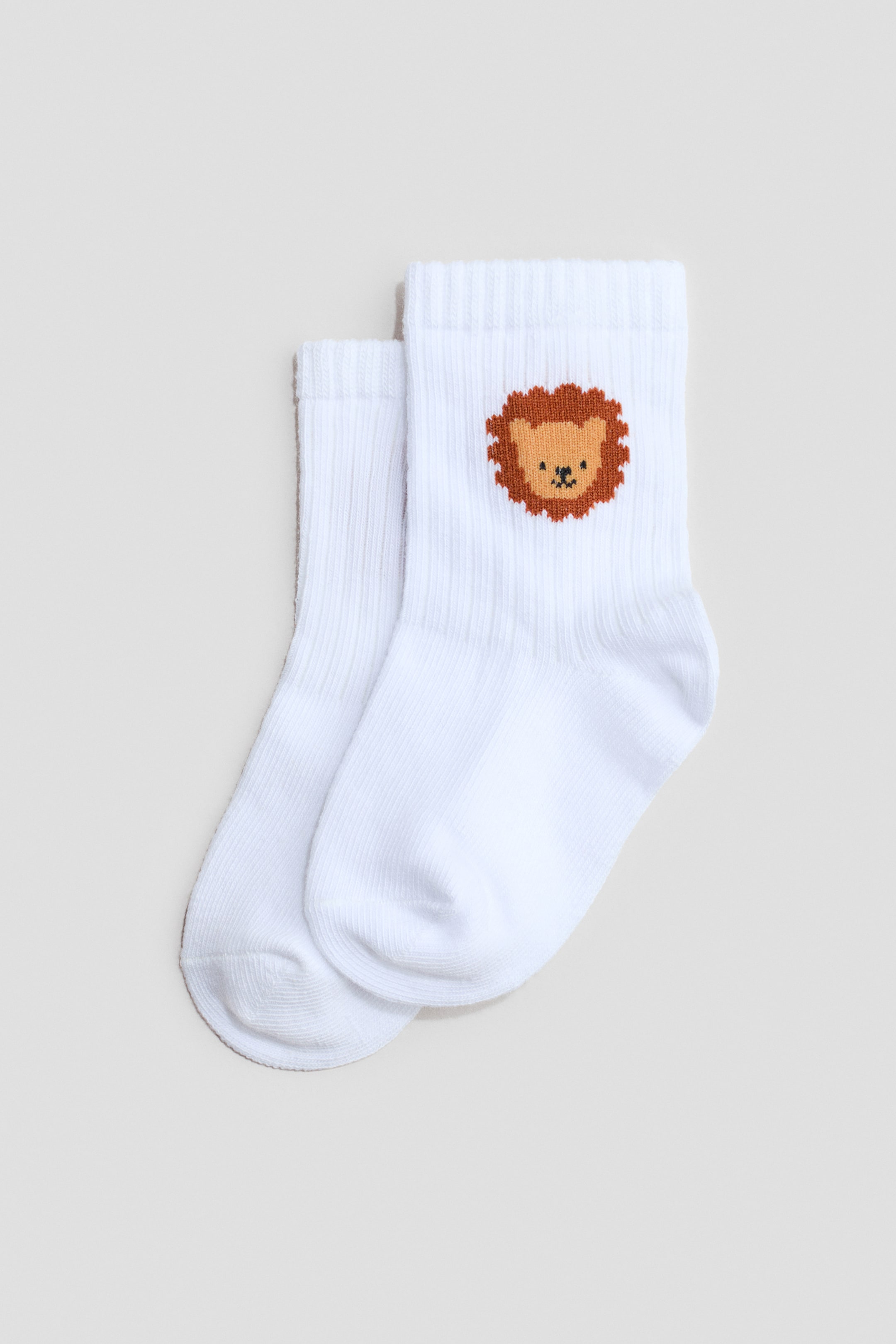Ampliar la imagen: 3-pack de calcetines - Beige/Animales - Kids | H&M MX 3