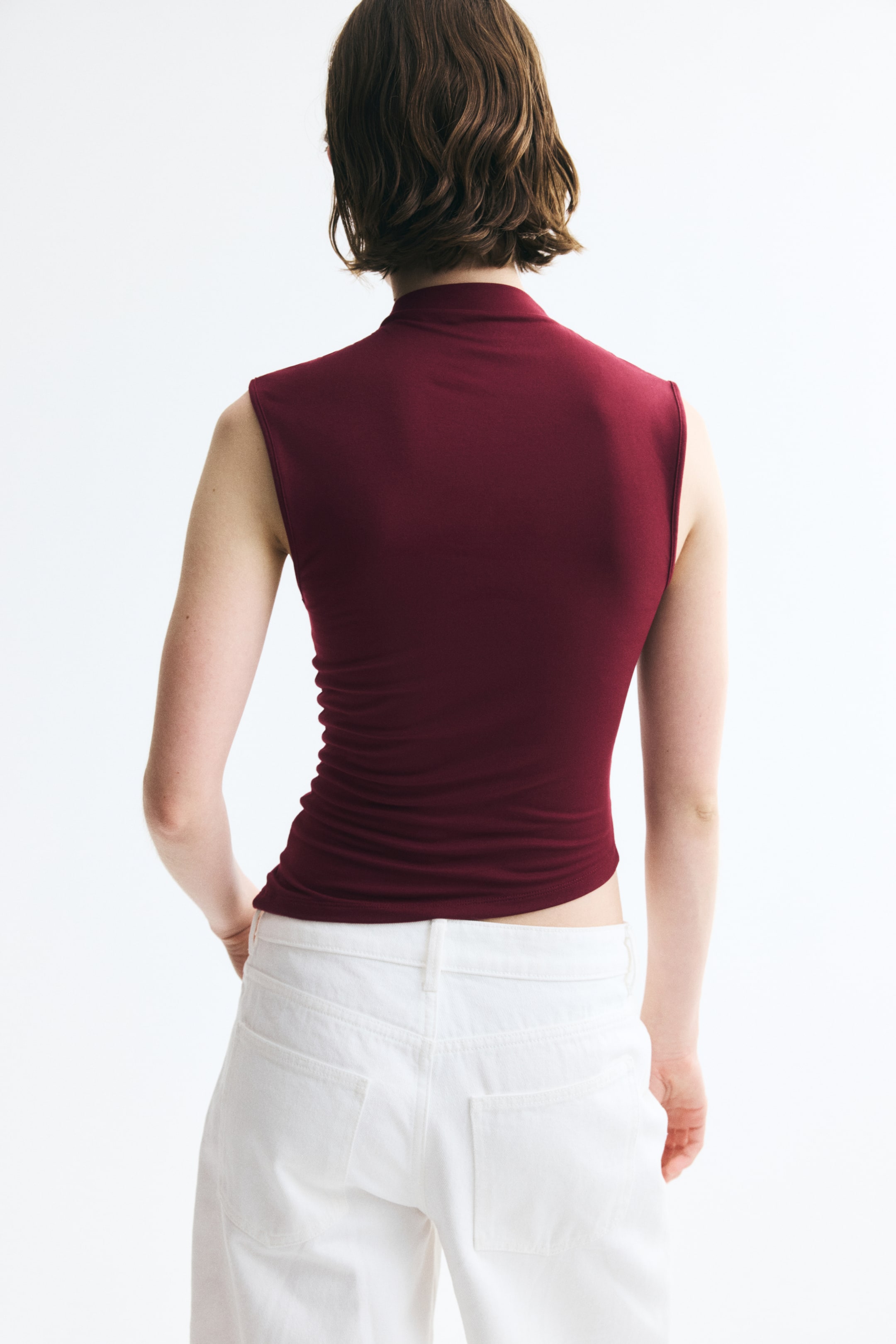 Draped Asymmetric Top