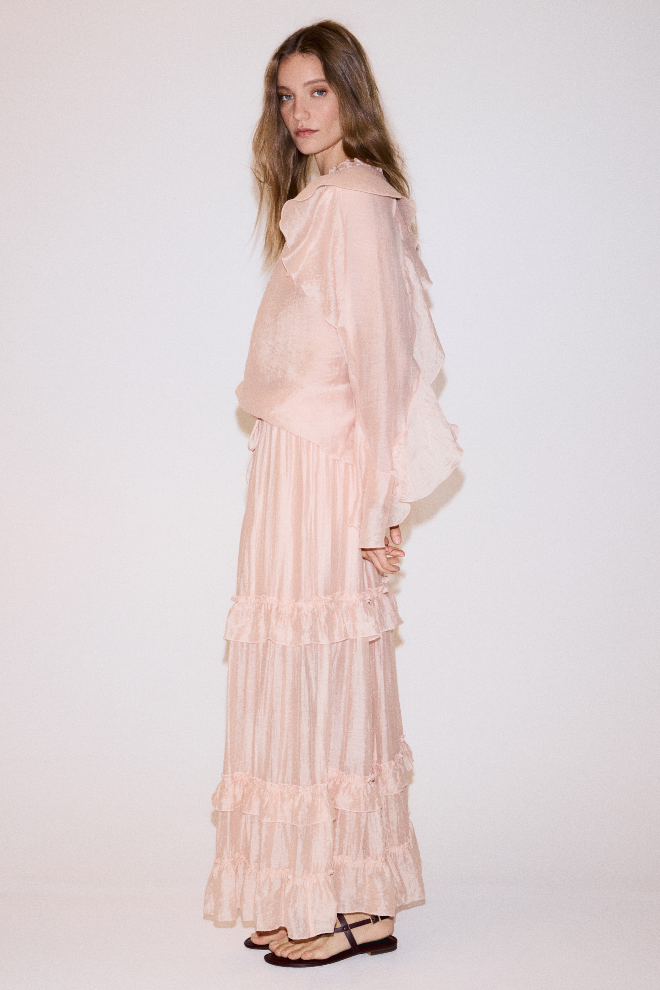 Tiered Maxi Skirt