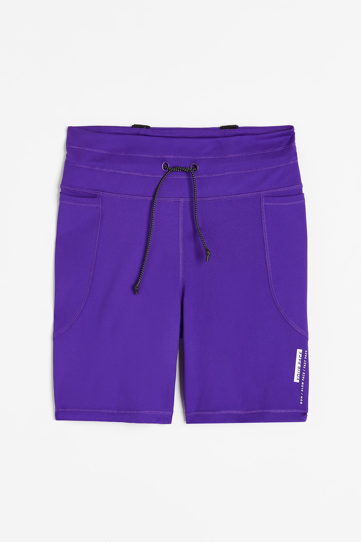 DryMove™ Running Shorts - Dark purple/Black - 1