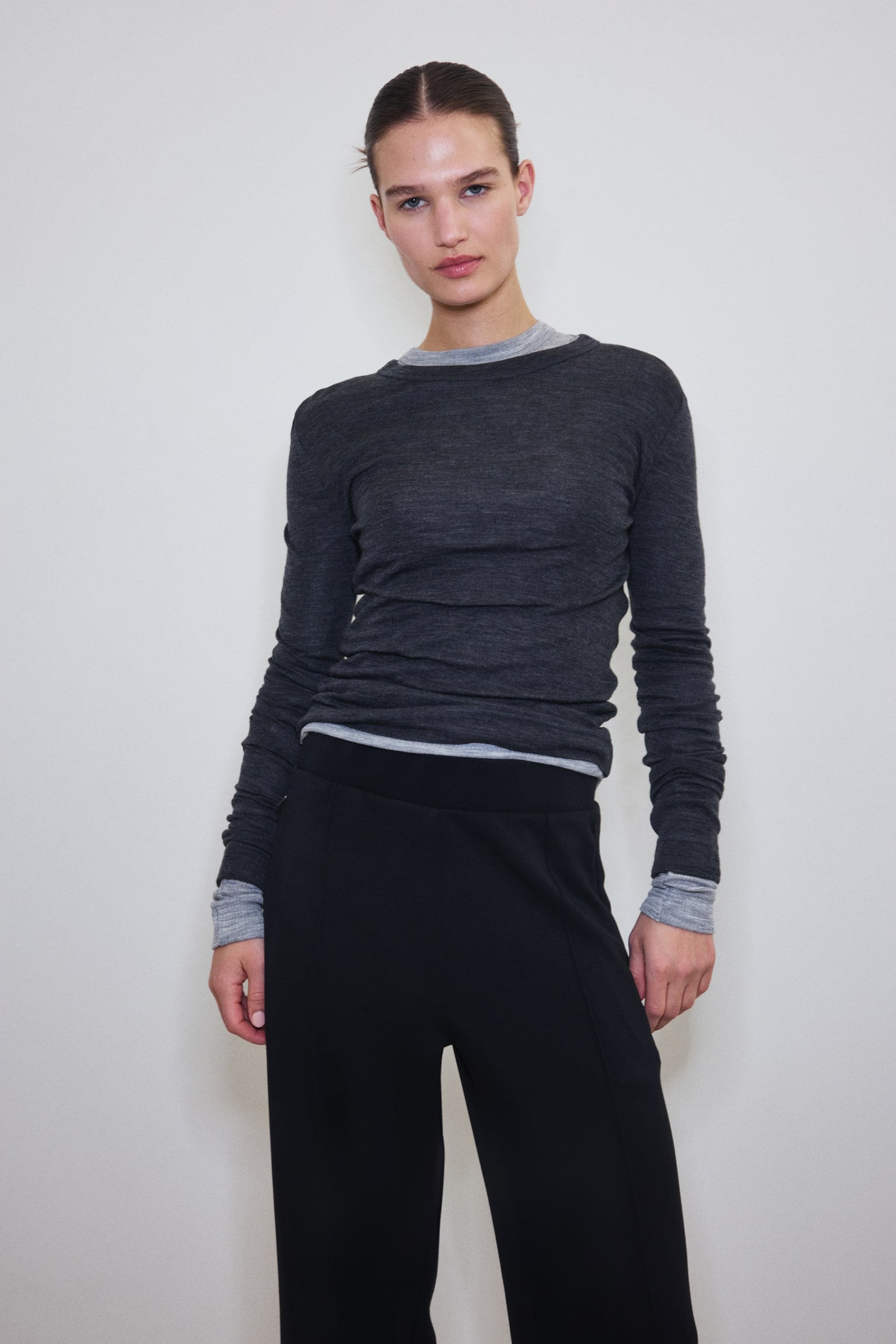 Широкі штани Cooling Relaxed Fit - Чорний/Темно-коричневий/Світло-коричневий - 4