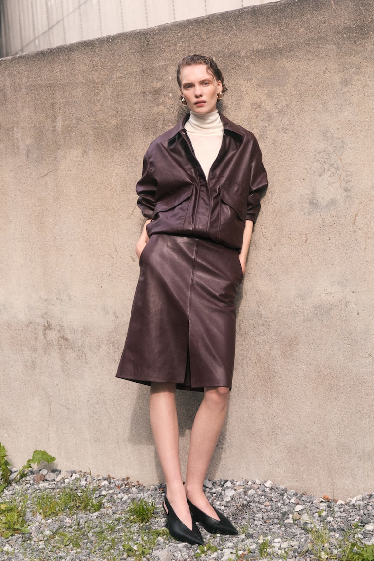 Gonna a tubino Bordeaux DONNA H&M IT