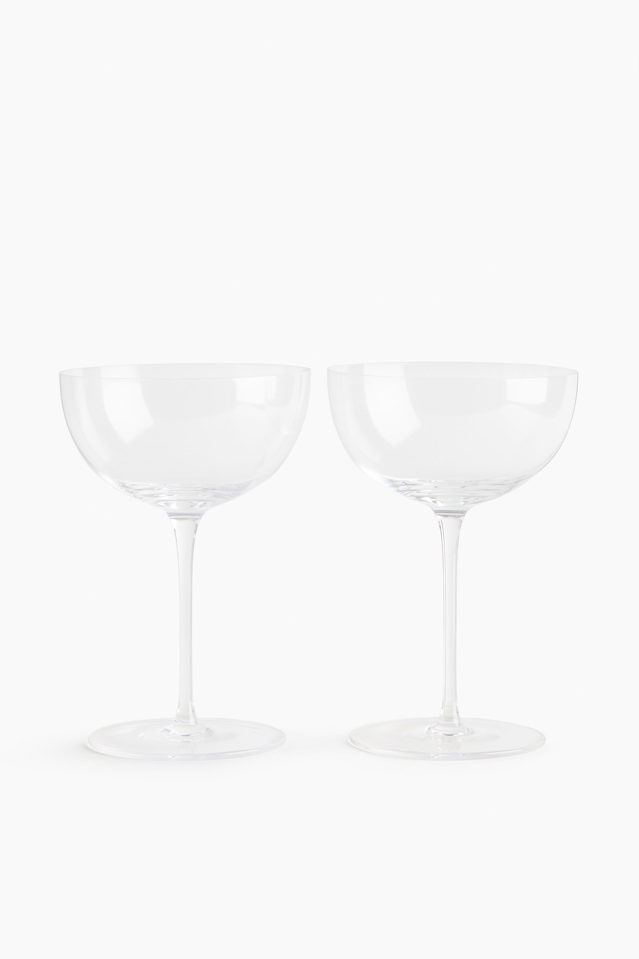 Ver imagem maior: Pack de 2 copos de cocktail - Transparente - HOME | H&M PT 2