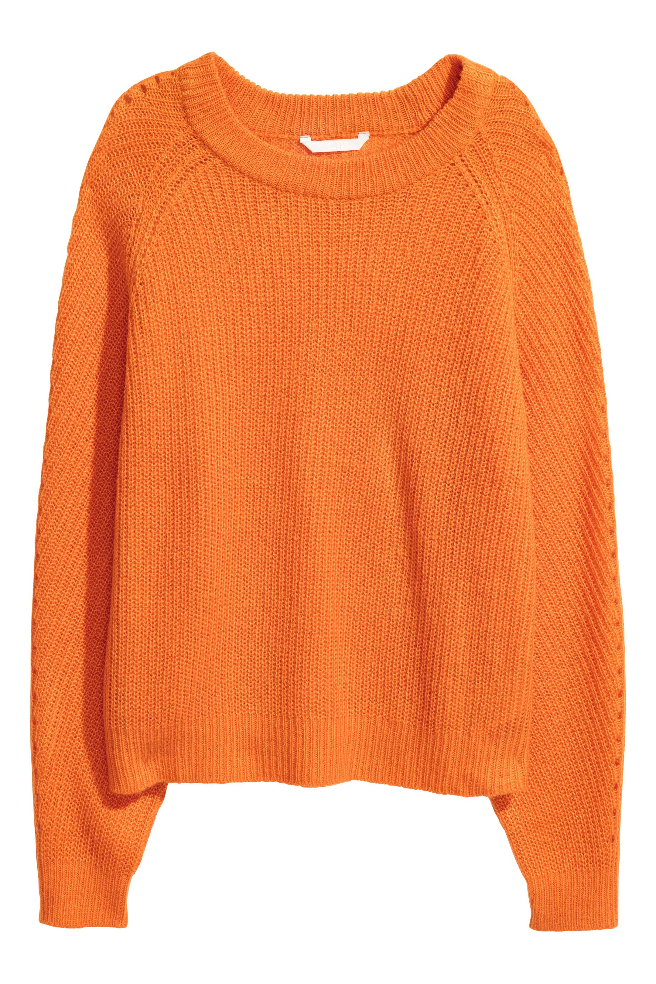 Voir une image plus grande: Chandail en maille côtelée - Orange - Ladies | H&M CA 1