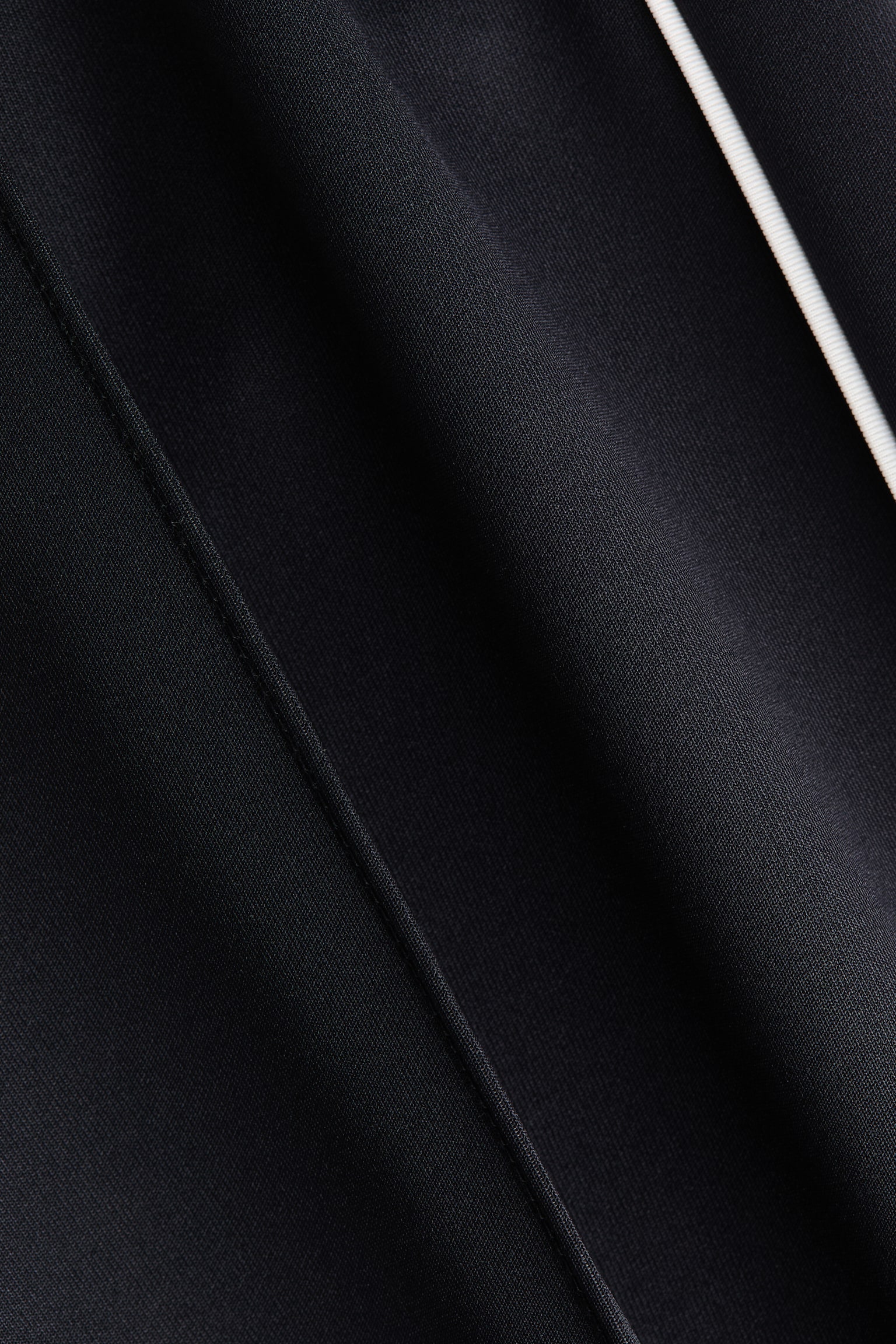 Tailored scuba trousers - Black - 5