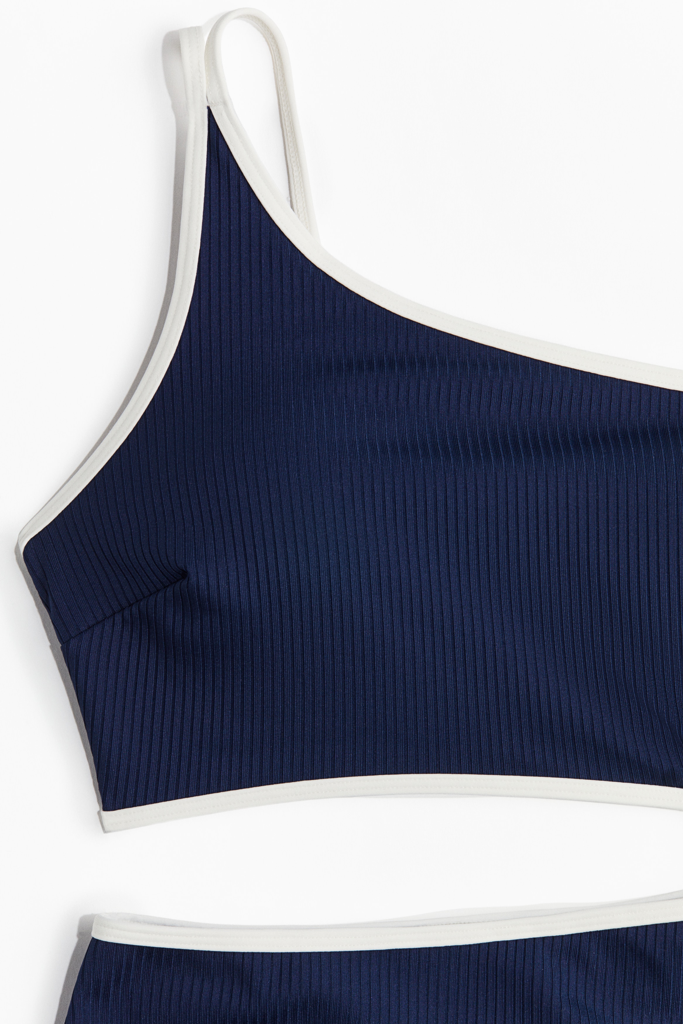 Padded-cup cut-out swimsuit