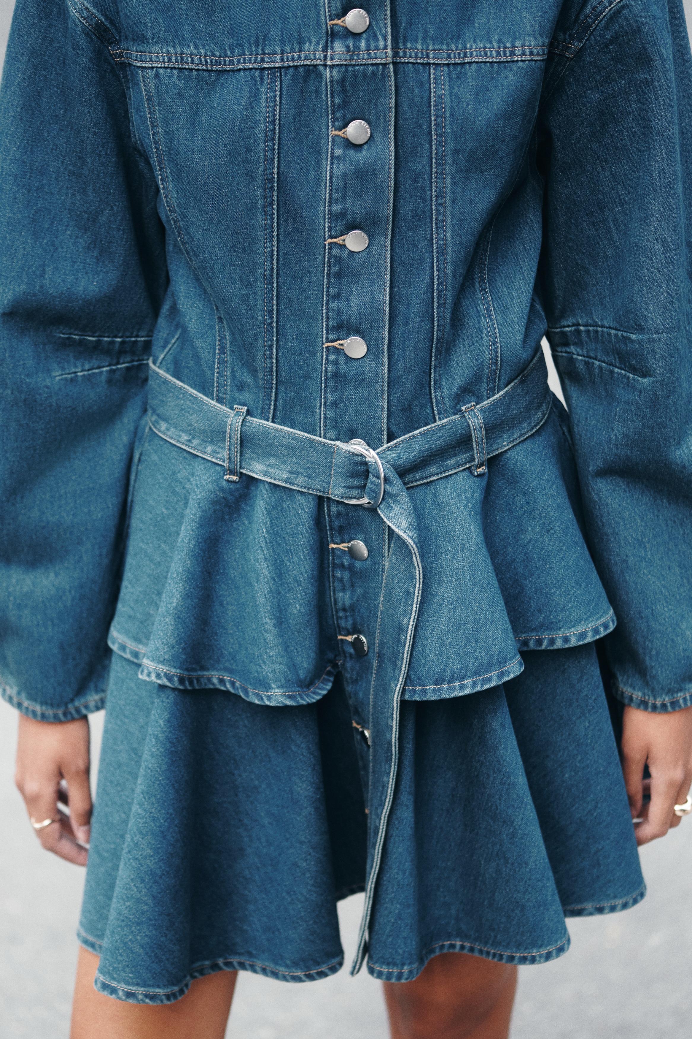 h&m blue skater dress Dresses | Mini, Midi & Maxi | Velvet & Satin Solid woven fabrication