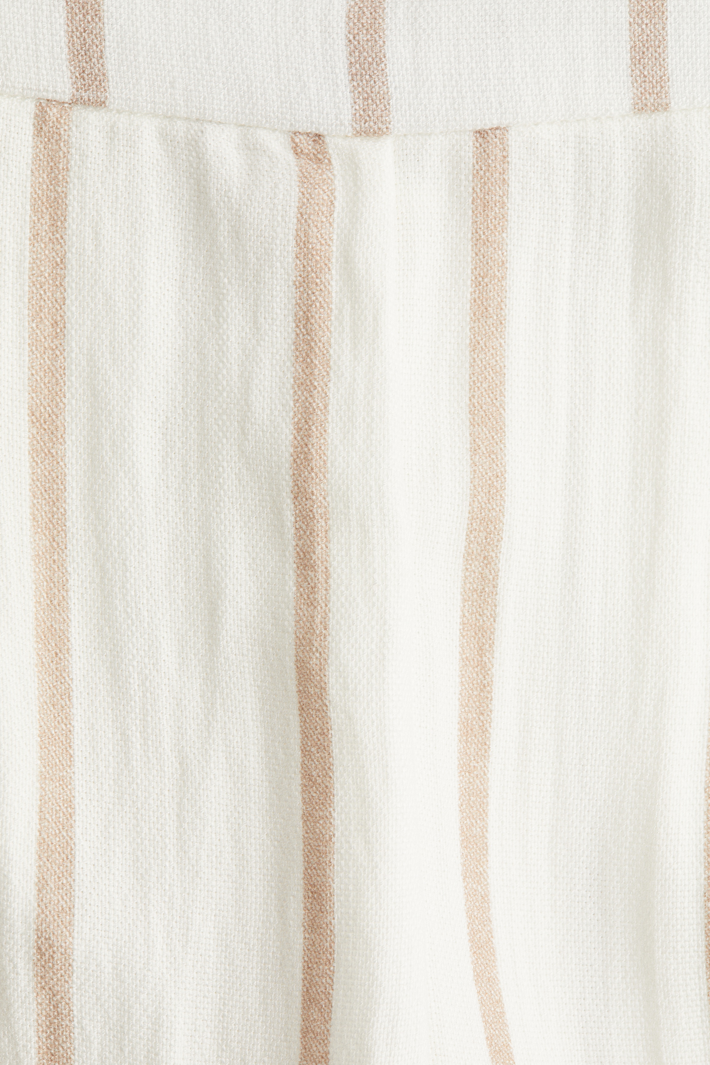 Wide twill trousers