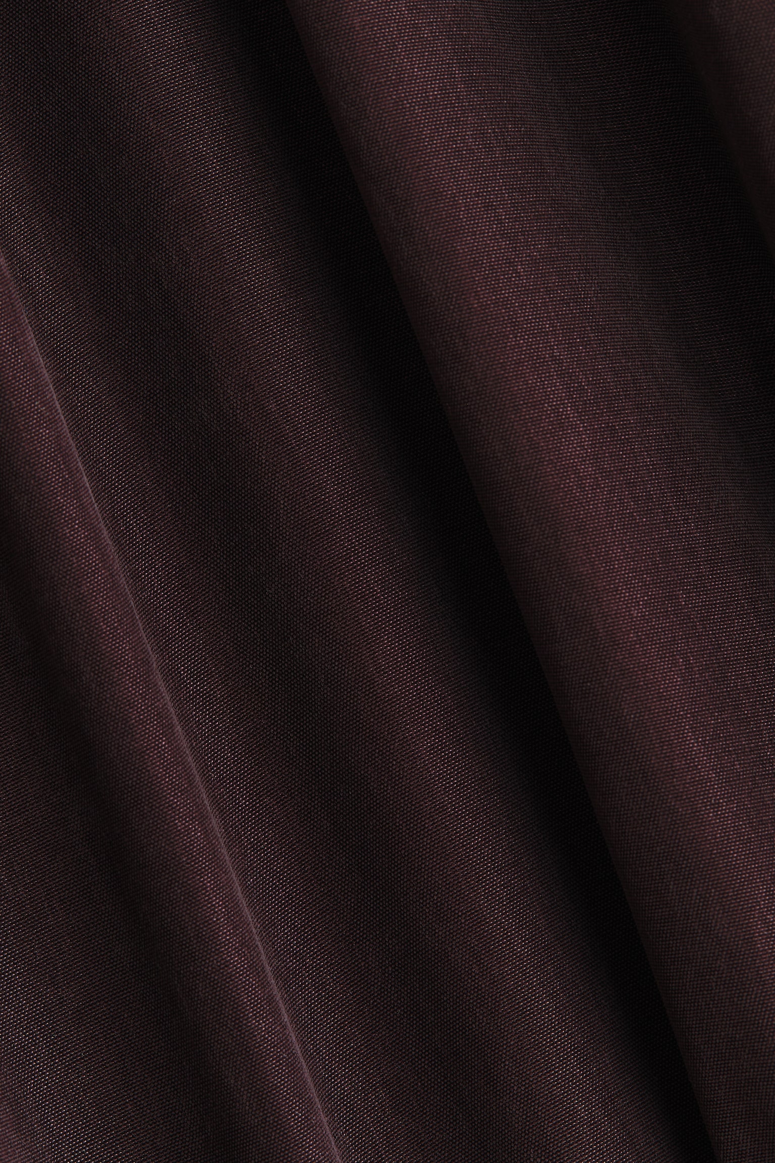 Bubble-hem halterneck top - Dark brown - 4