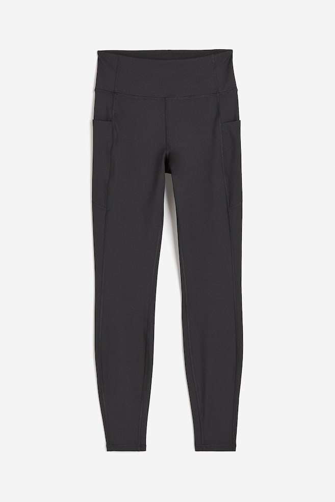 DryMove™ Pocket-detail sports tights - Dark grey/Black/Light khaki green/Lavender blue/dc - 2