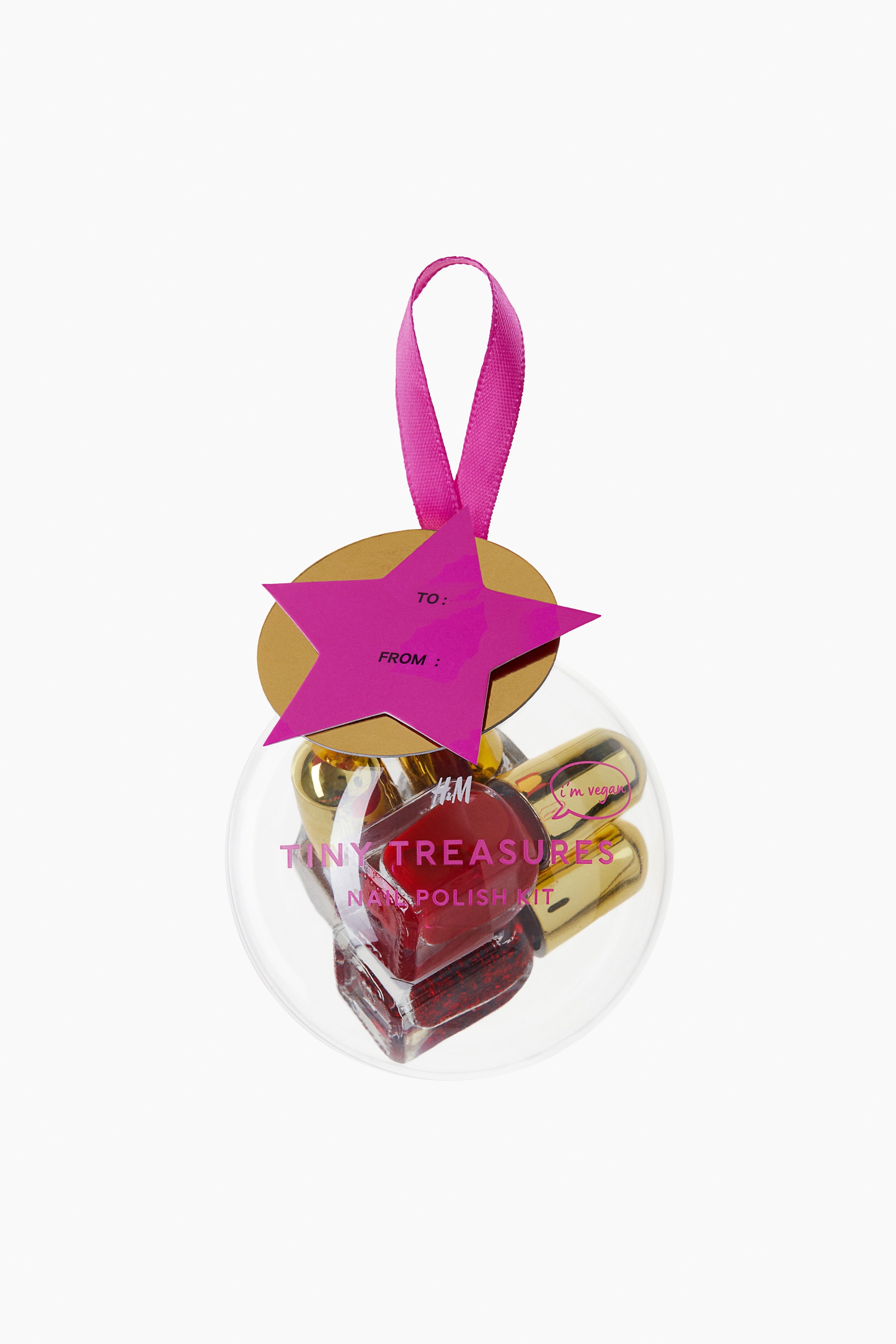 Pallina di Natale con smalti Rosso  - H&M