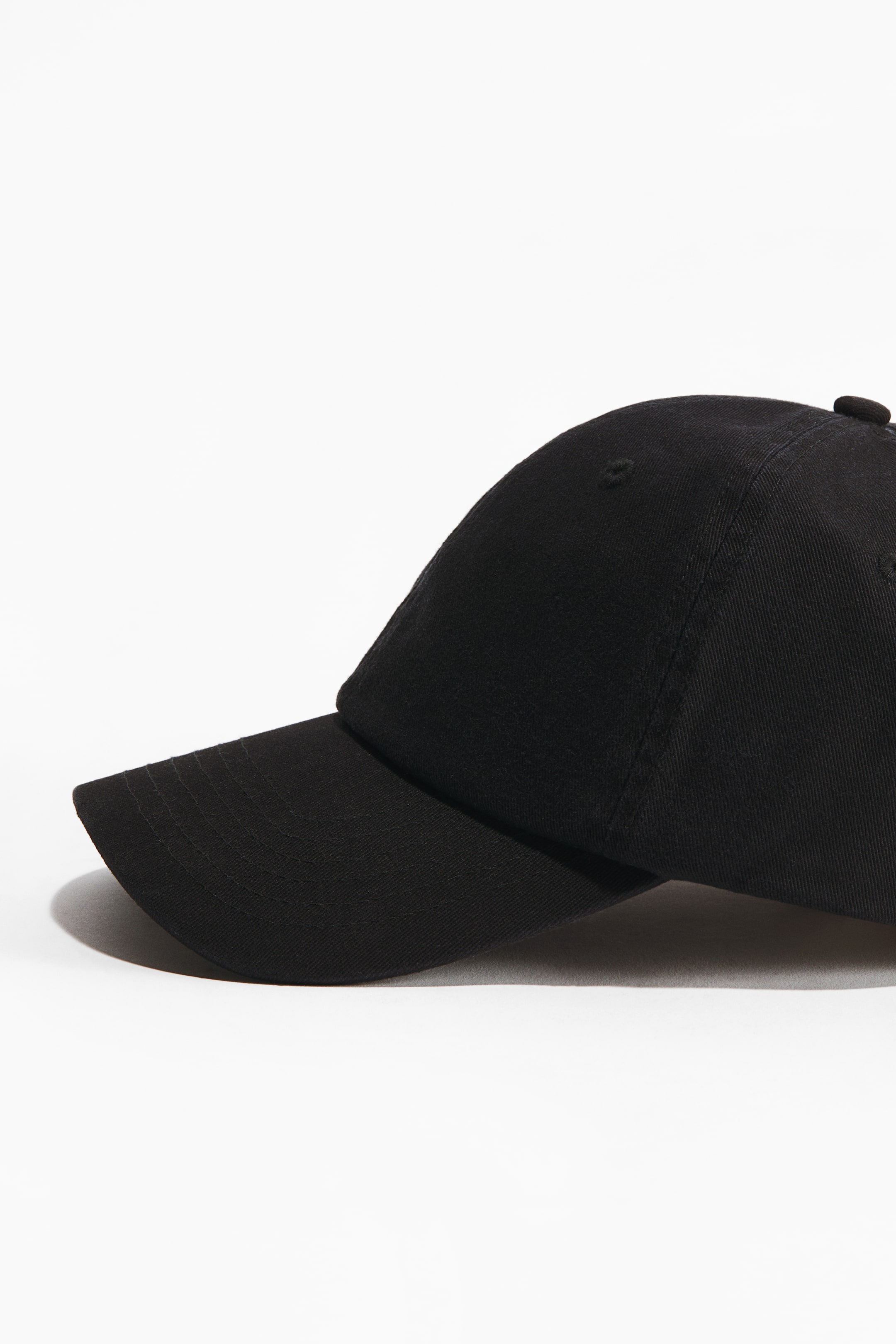 Ampliar la imagen: Gorra en sarga de algodón - Negro - Men | H&M MX 2