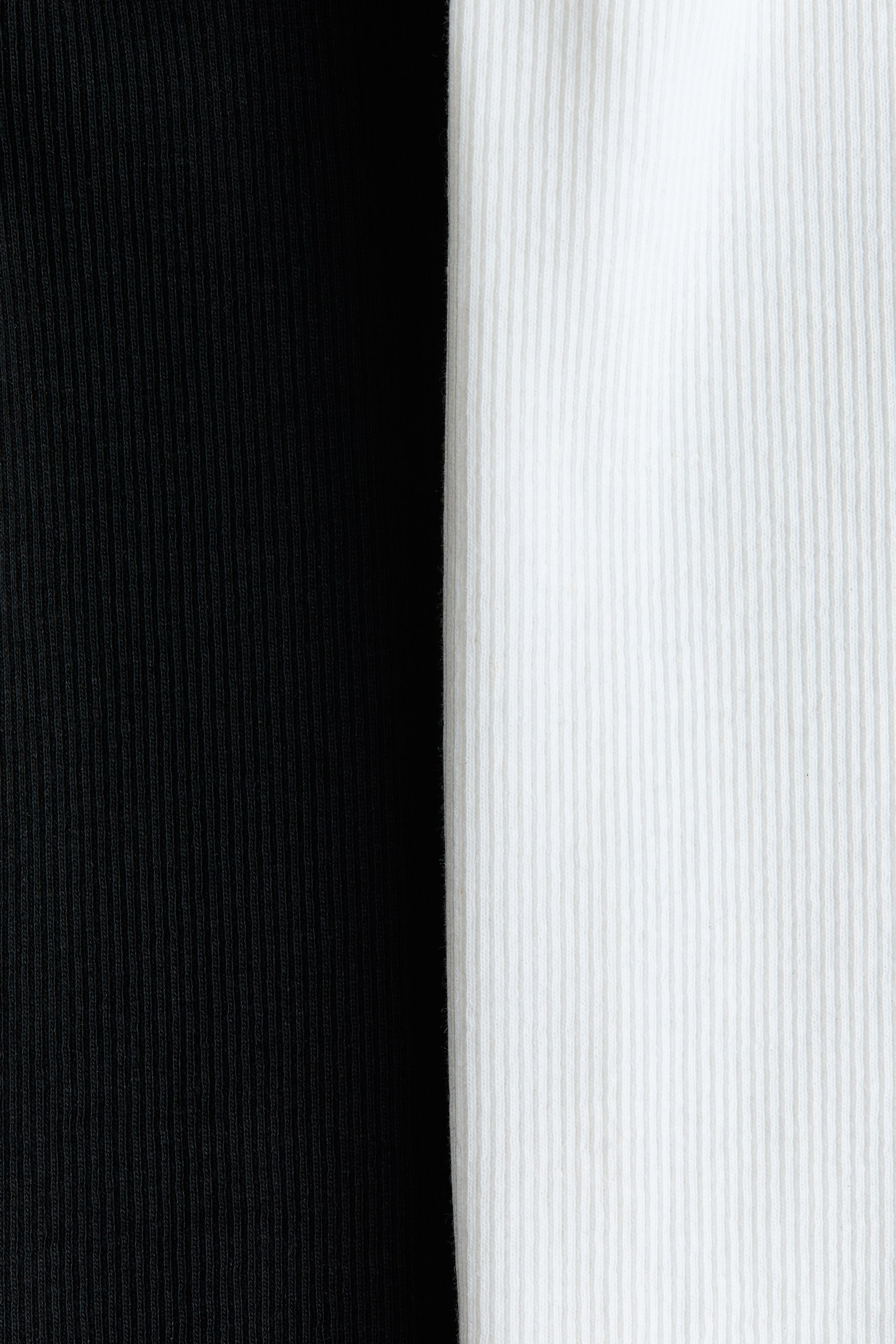 2-Pack Ribbed Cotton T-Shirts