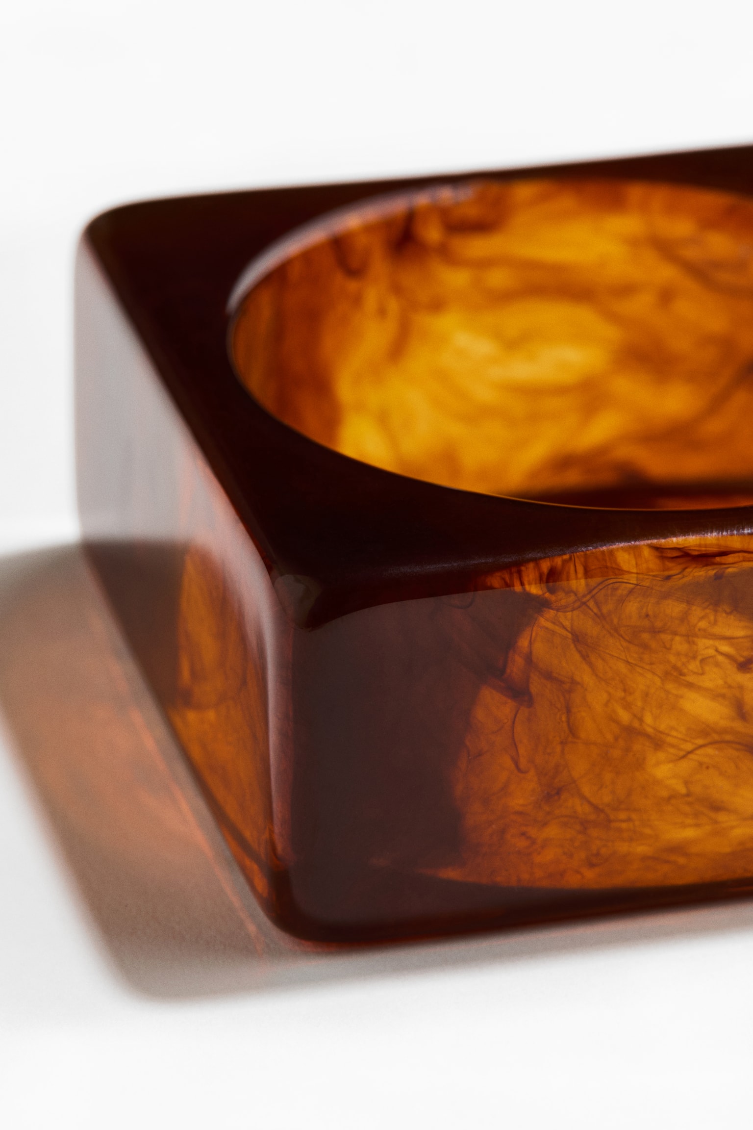 Chunky bangle - Burnt orange/Marbled - 3