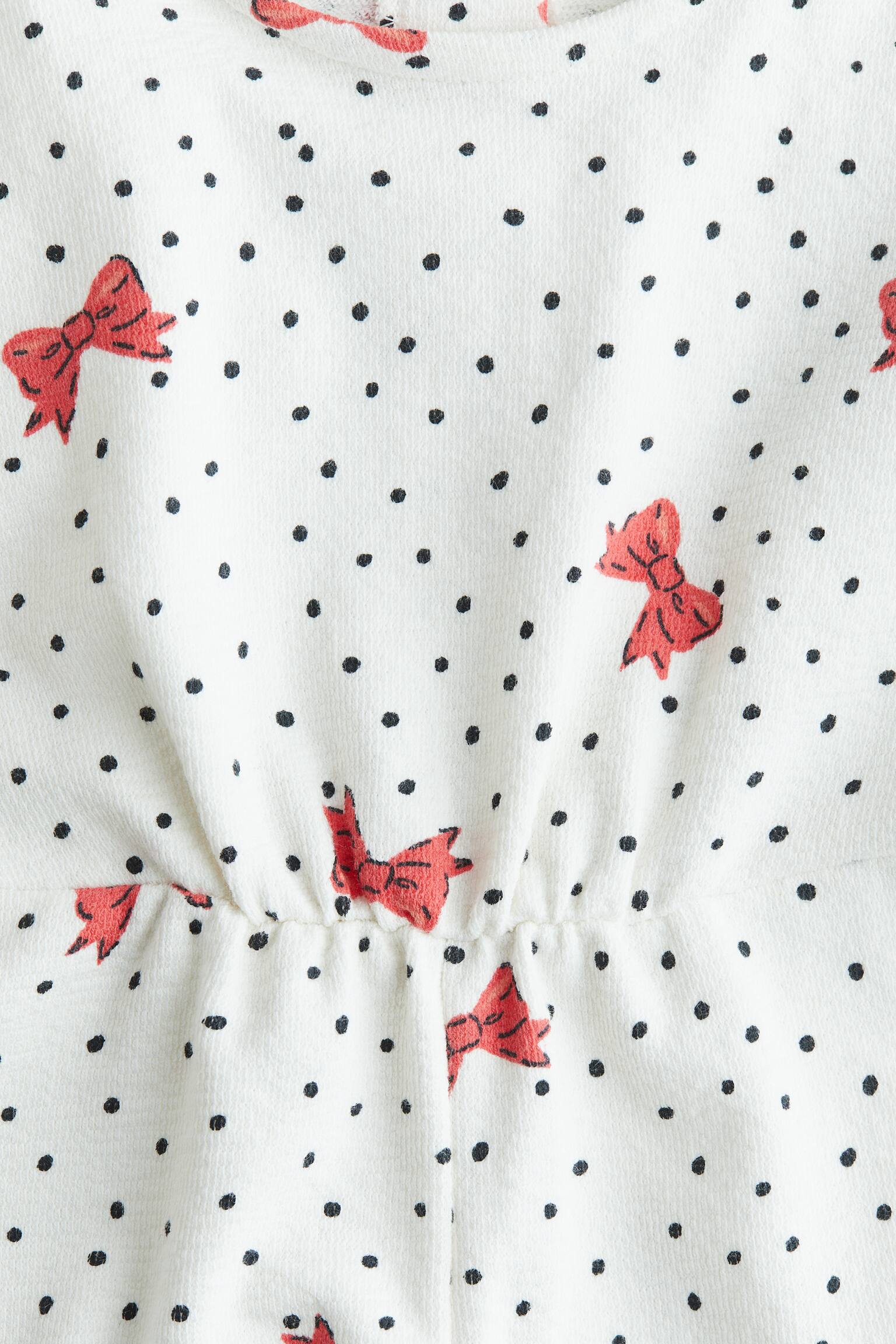 Детский комбинезон H&M Printed Romper Suit, цвет: Белый — фото 2