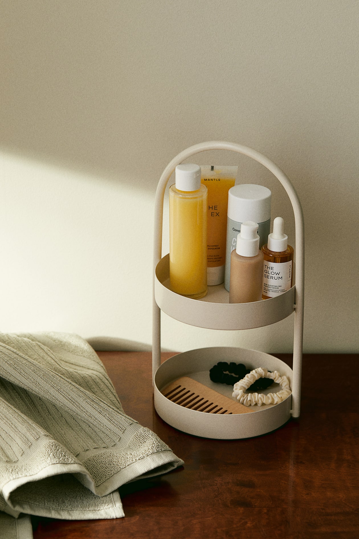 Plateau à deux étages - Beige clair - Home All | H&M FR