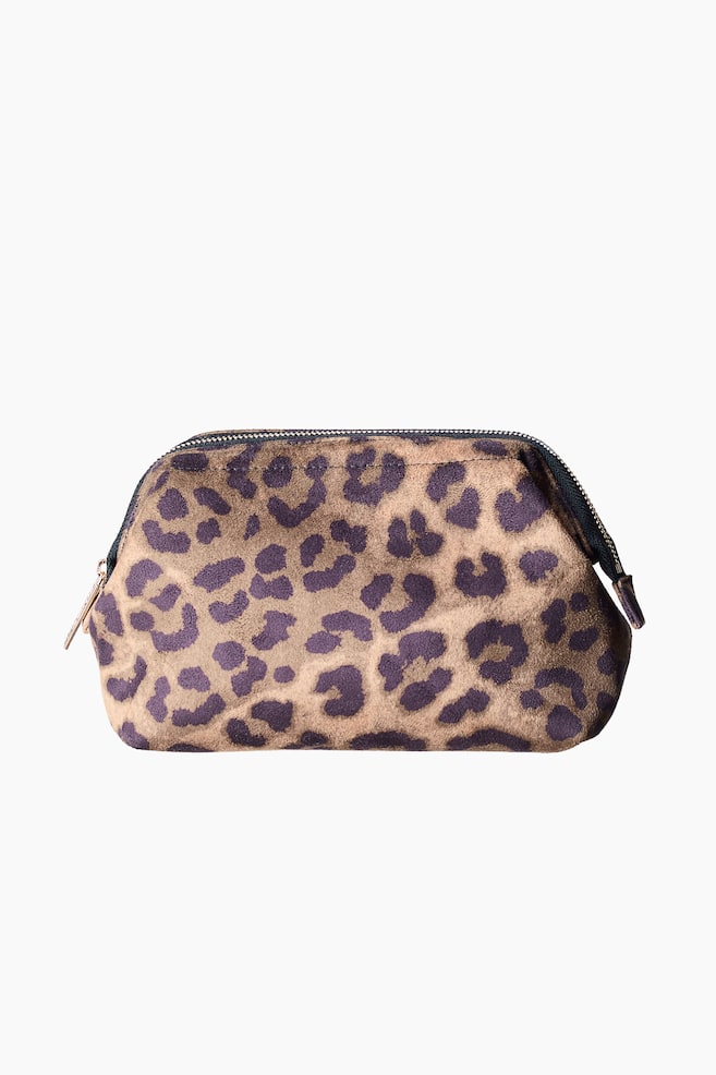 Makeup Bag - Leopard print/Brown - 1