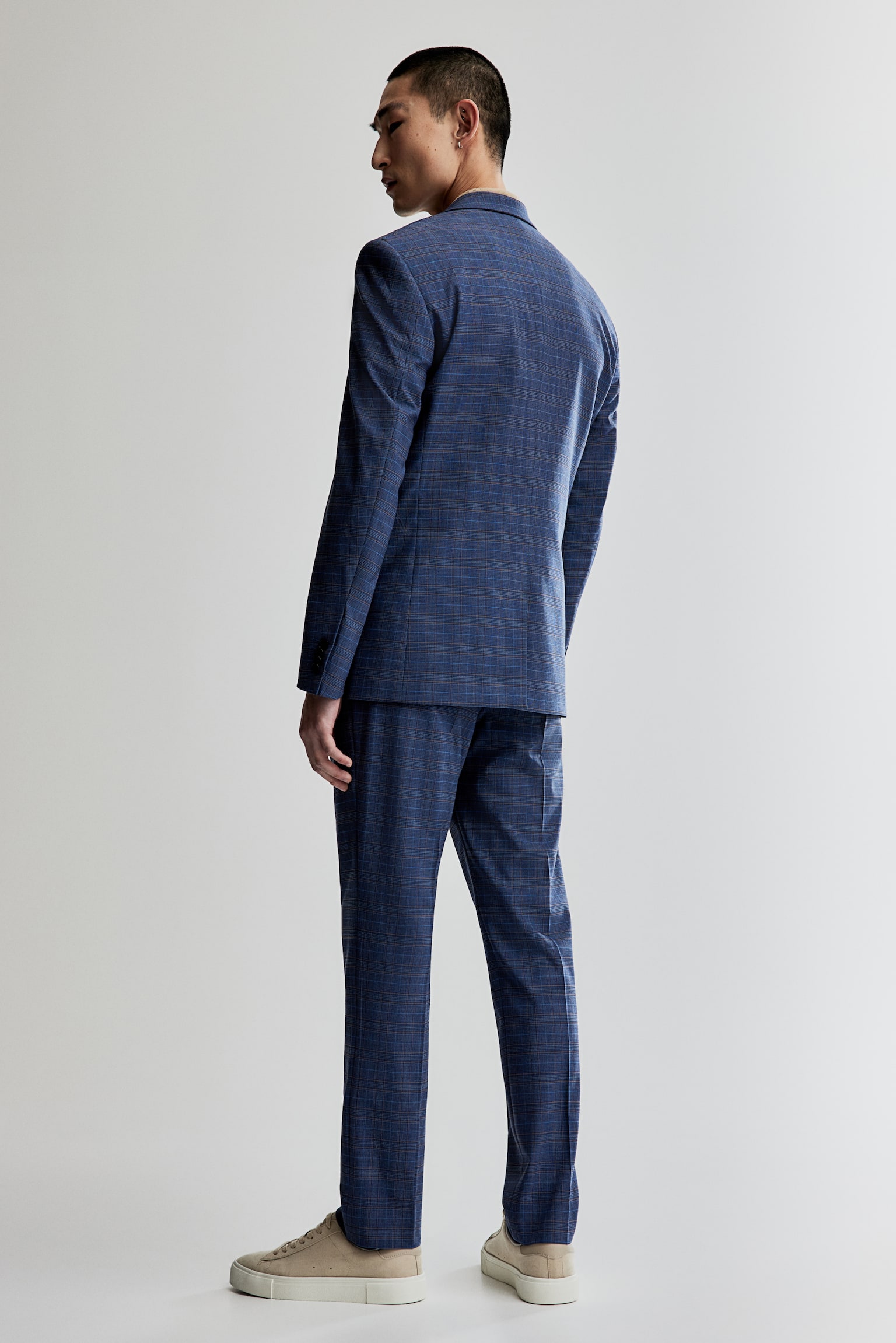 Slim Fit Jacket - Blue/Check - 6