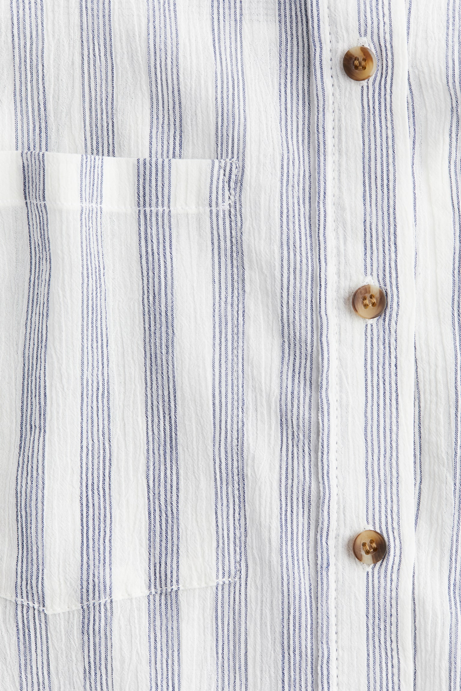 Cotton Shirt - White/Stripe/White/Black/Light blue/Stripe/Khaki green - 2