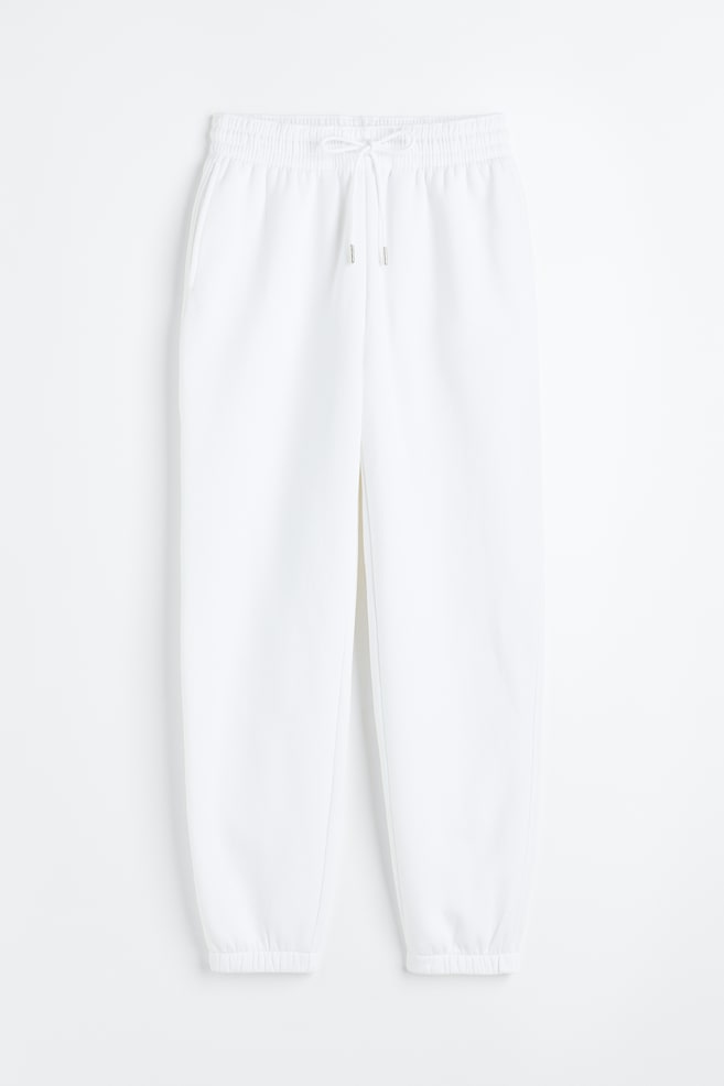 Cotton-blend sweatpants - White/Black/Light beige/Light grey marl/dc/dc/dc/dc/dc - 2
