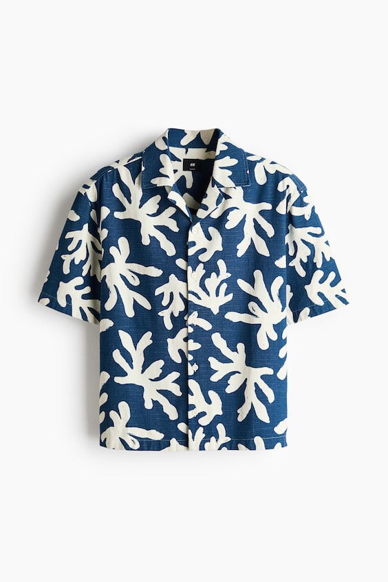 Мужские рубашки H&M Relaxed-Fit Resort Shirt