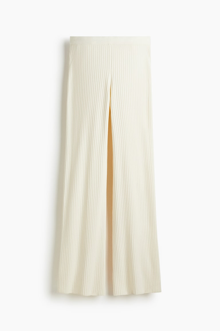 Pantalone od rebrastog pletiva