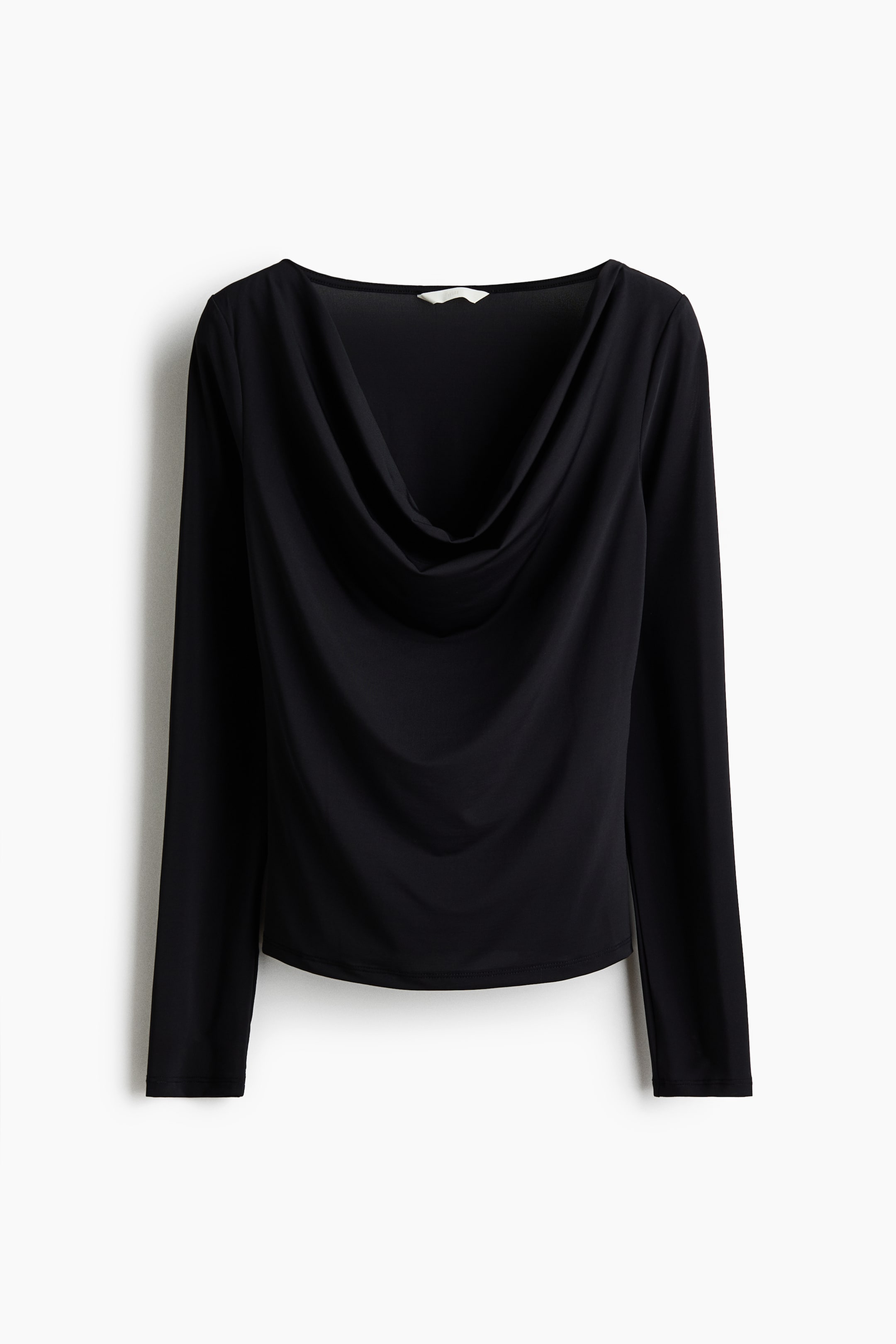 View larger image: Cowl Neck Top - Black - Ladies | H&M CA 4