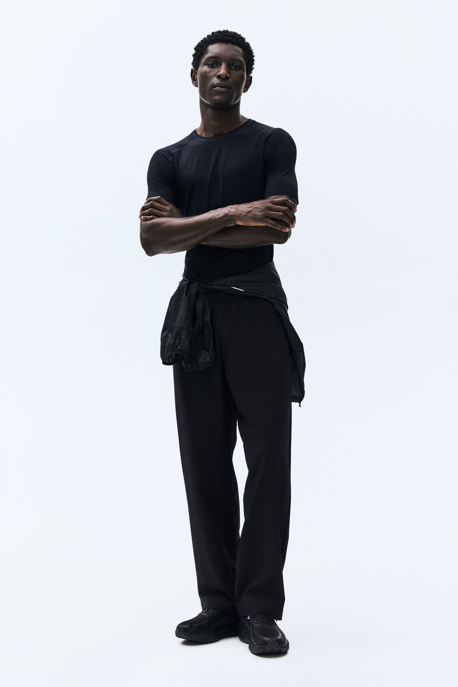 Áo thun thể thao Muscle Fit vải DryMove™ - Màu xanh dương đậm/Màu đen/Màu hồng đậm - 3