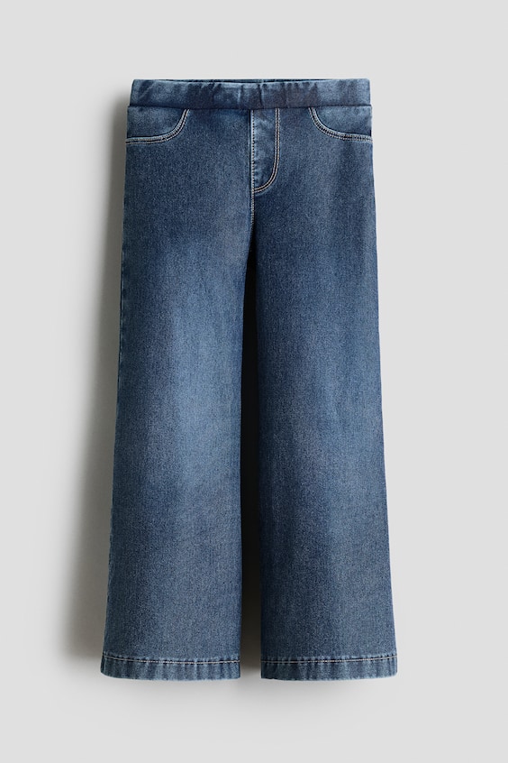 Детские джинсы H&M Denim-Look Wide-Leg Jeggings