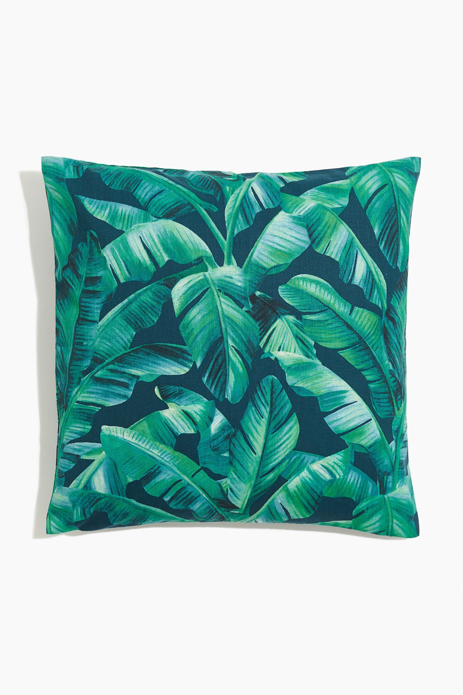 Outdoor cushion cover - Dark turquoise/Leaves/Powder pink/Patterned/Light pink/Floral/Light beige/Leaves/Blue/Natural white/Sea life/Light beige/Orange - 1