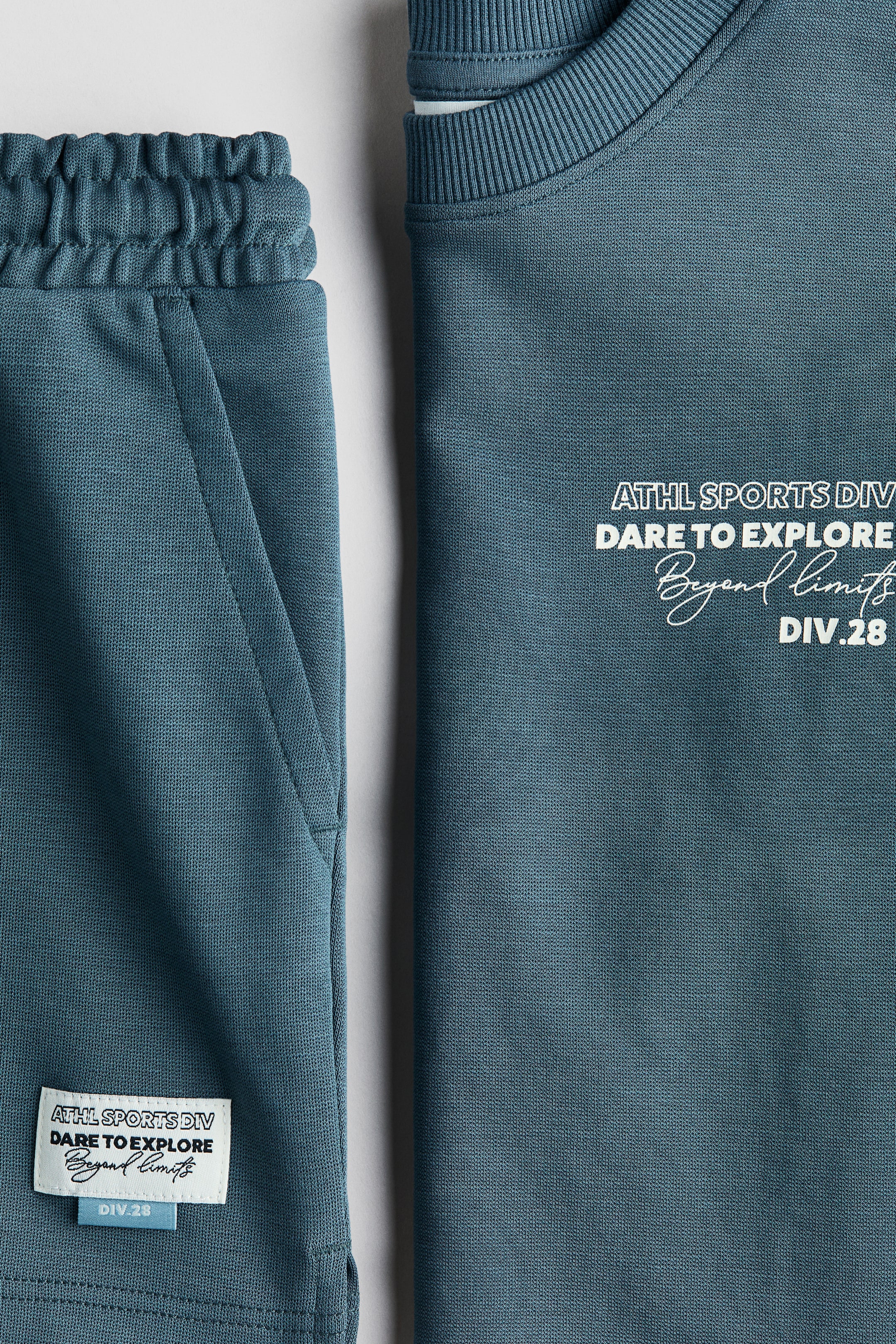 2-Piece T-Shirt and Sweatshorts Set