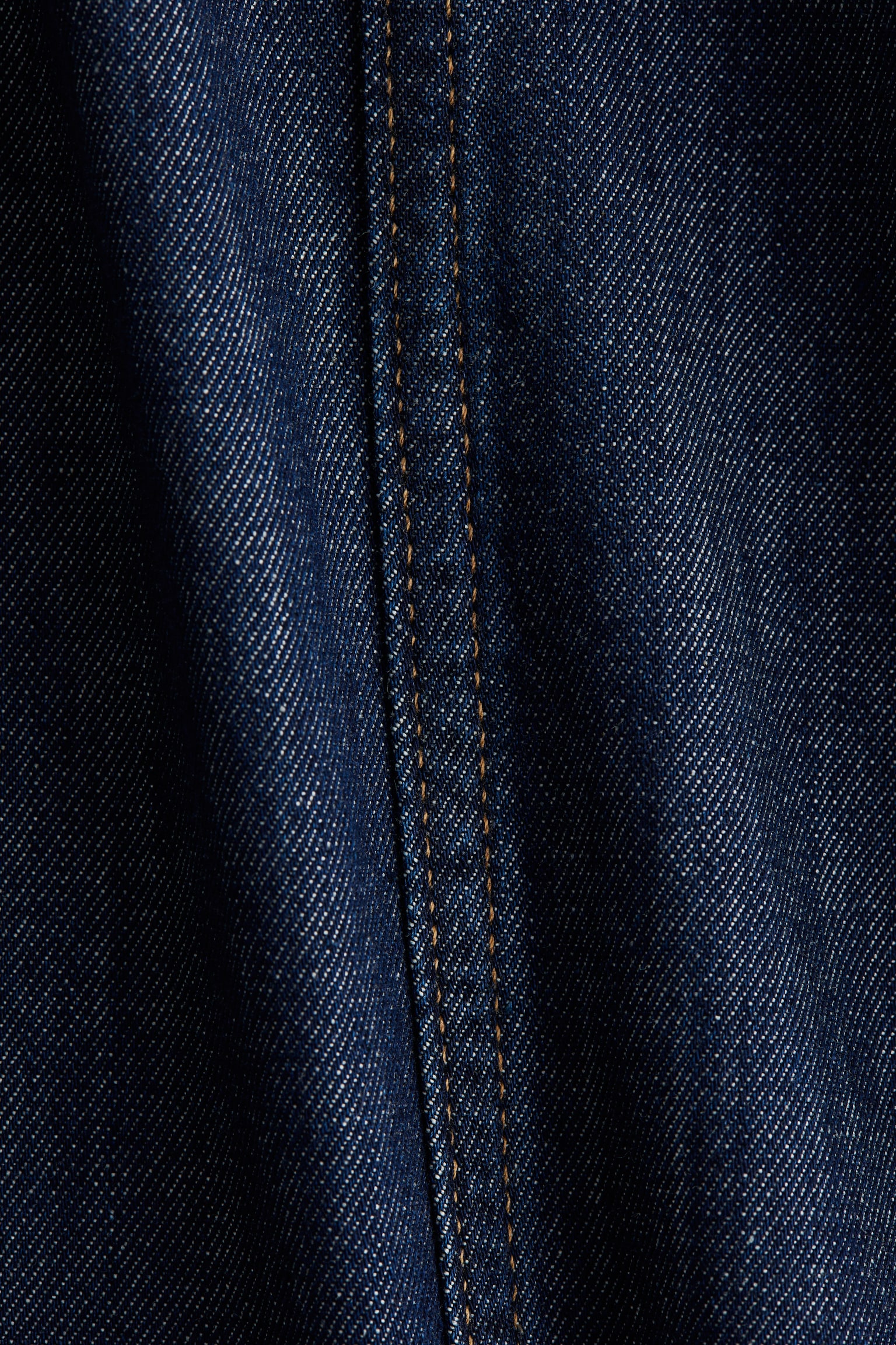 슬리브리스 시프트 드레스 - 다크 데님 블루 - 3