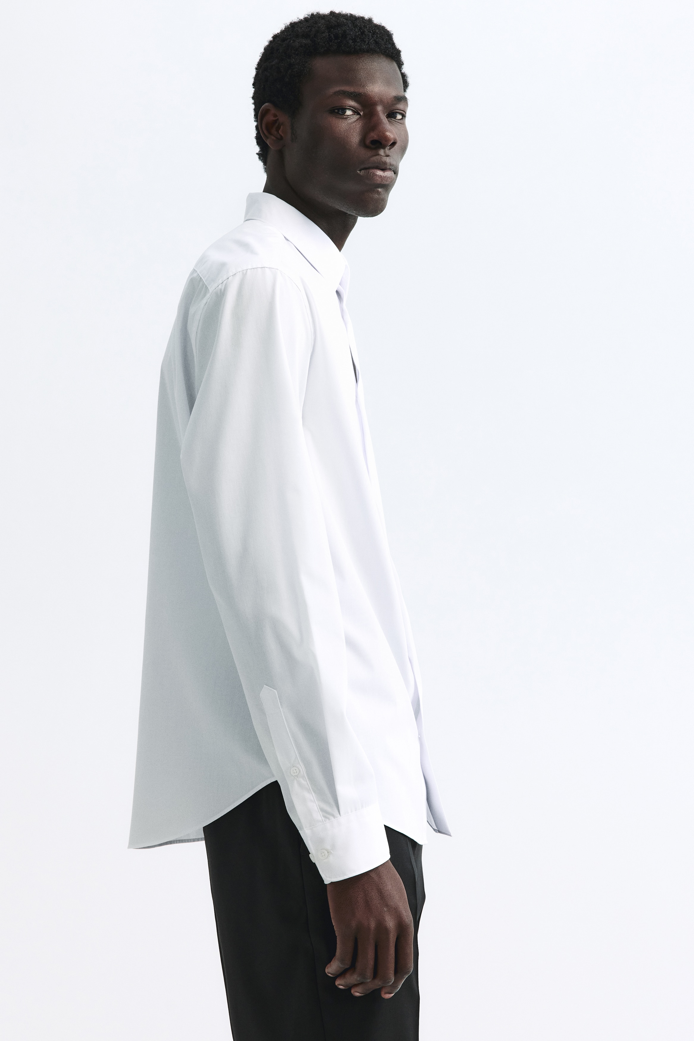 Men's White Dress Shirts | Formal, Slim Fit & Tuxedo | H&M US