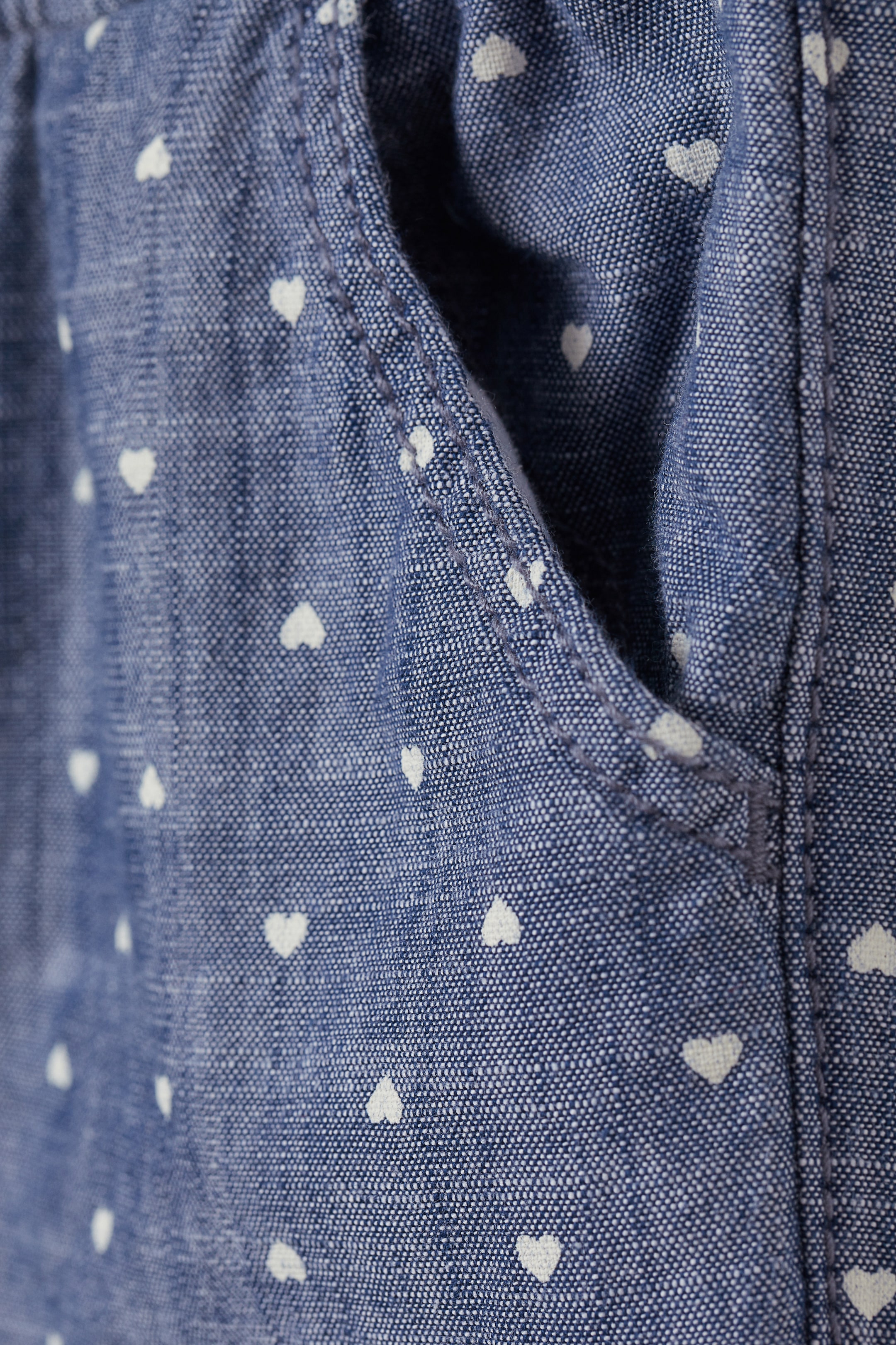 Größeres Bild ansehen: 3/4-Schlupfhose - Blau/Herzen - Kids | H&M DE 2