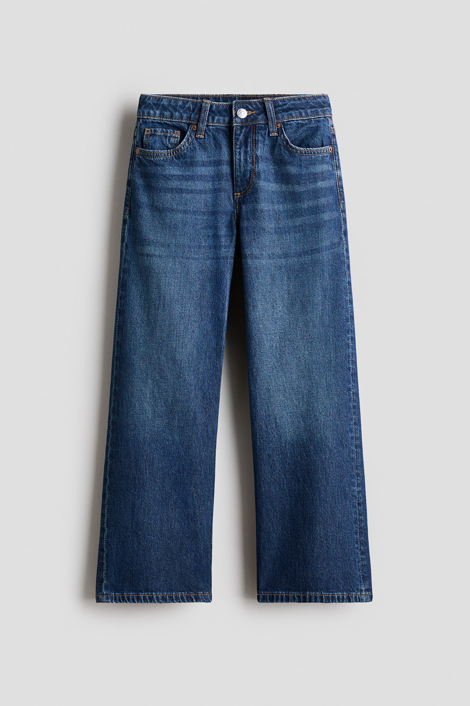 Jean à jambes larges - Bleu denim foncé/Bleu denim clair/Bleu denim/Gris/Gris denim clair/Bleu denim foncé/Bleu denim - 1