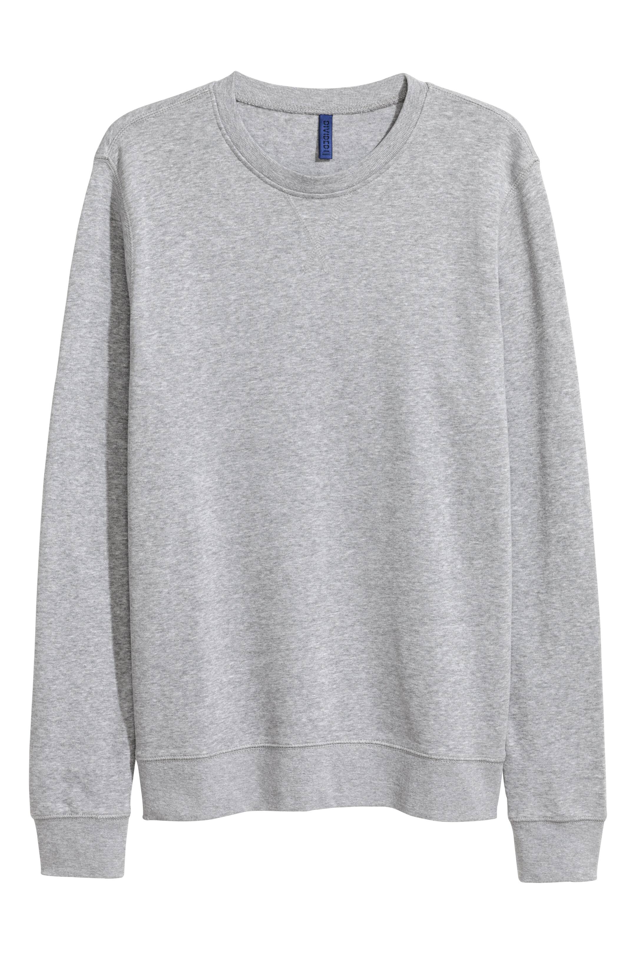 Agrandir l'image: Sweat léger - Gris chiné - HOMME | H&M FR 1