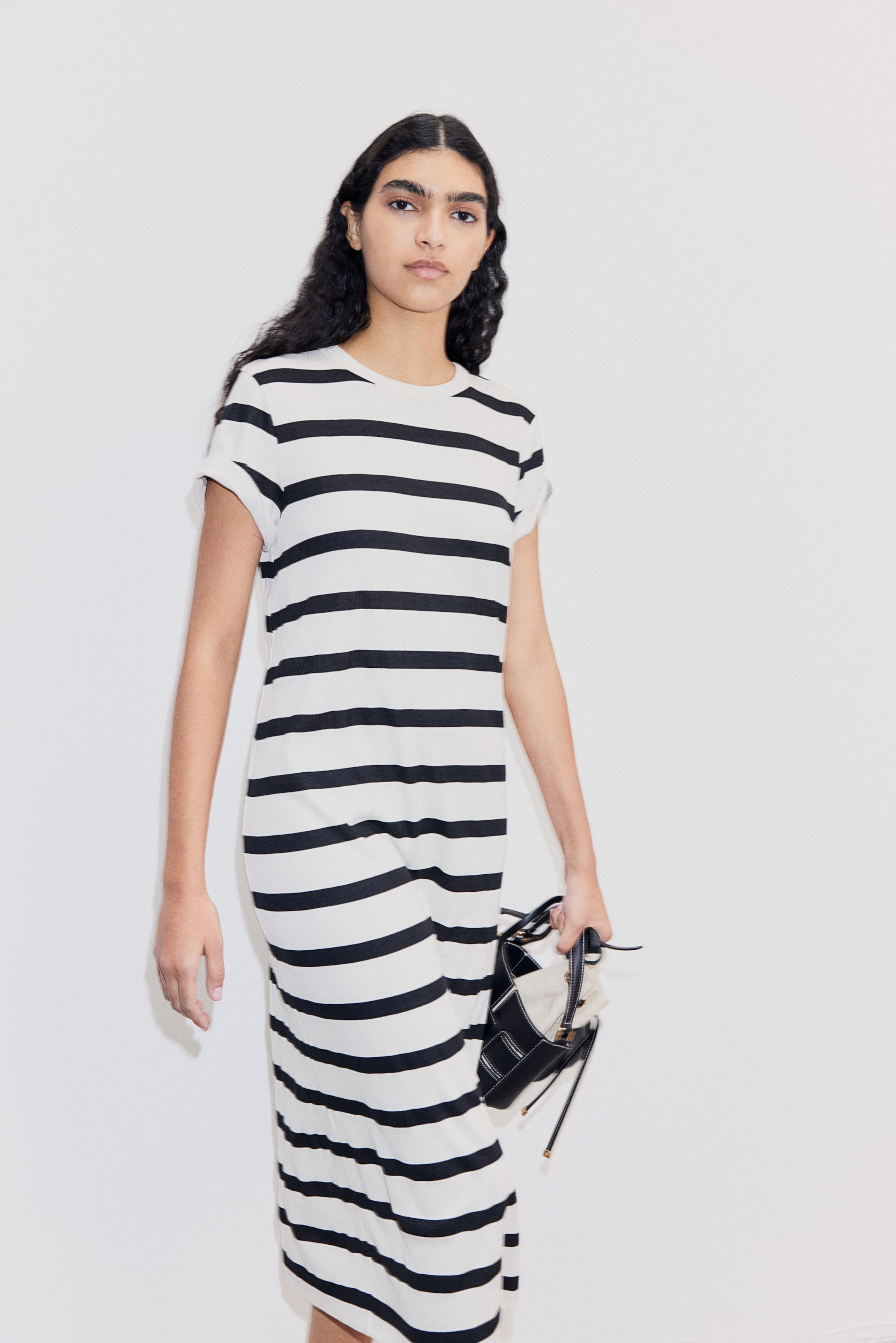 Ribbed Jersey Dress