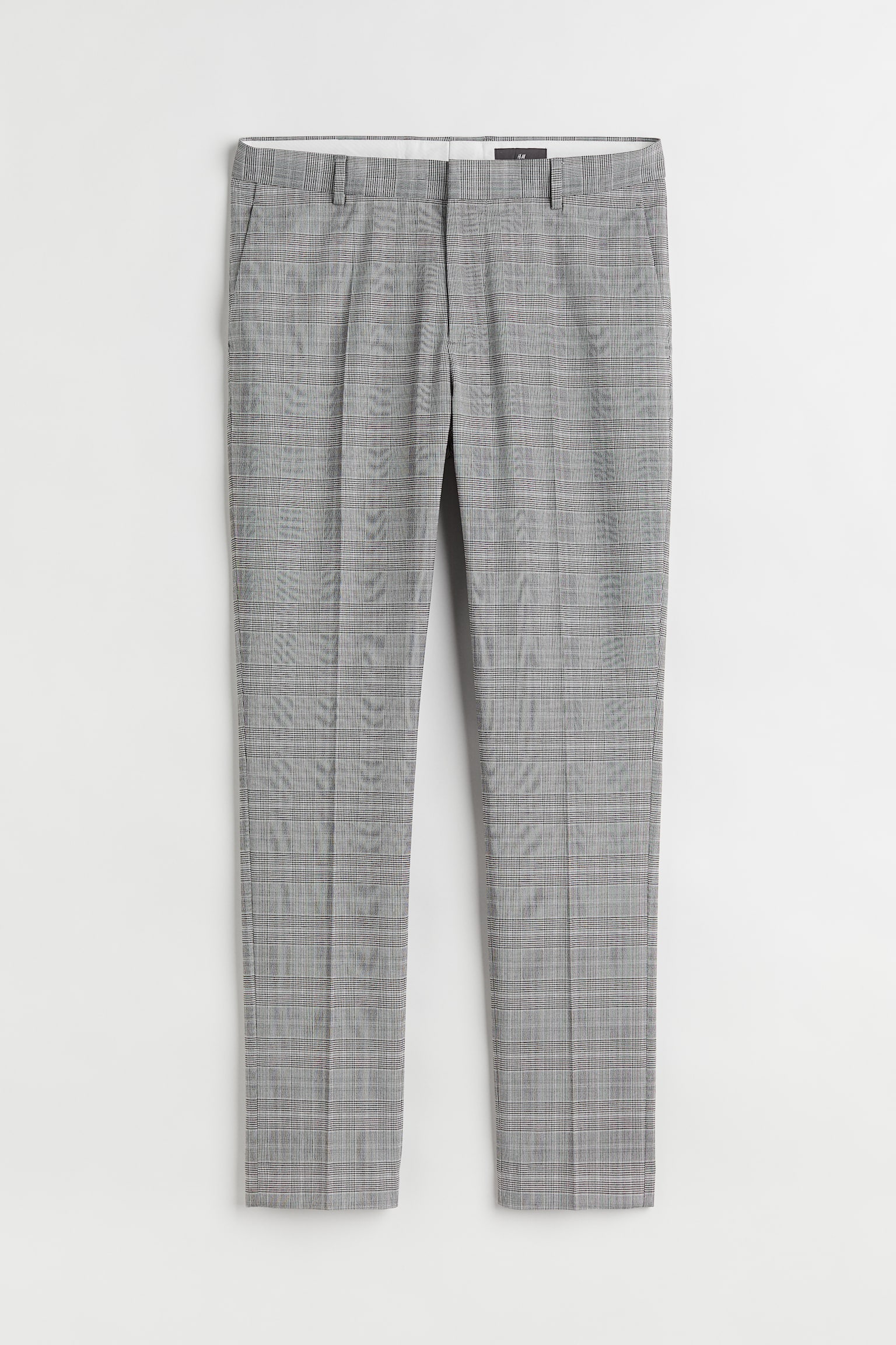 Skinny Fit Suit Pants - Grey/Check/Black/Burgundy/Dark blue/Grey/Burgundy - 1